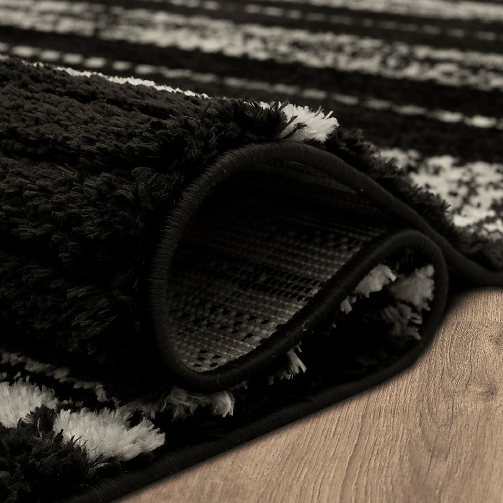 Bobby Berk Traverse Lanes Black 2' x 8' Runner Rug - Image 4