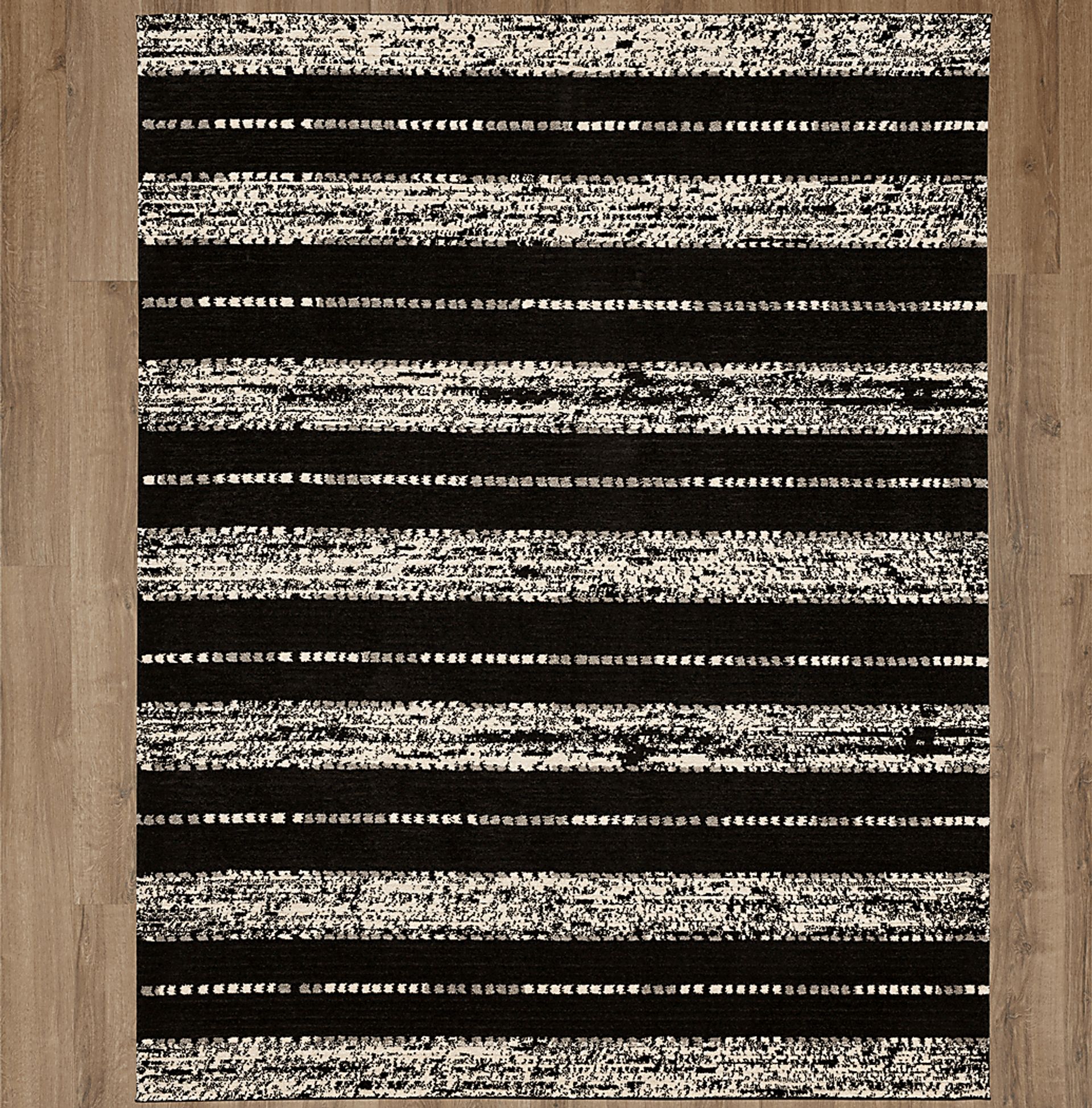 Bobby Berk Traverse Lanes Black 5' x 8' Rug - Image 3