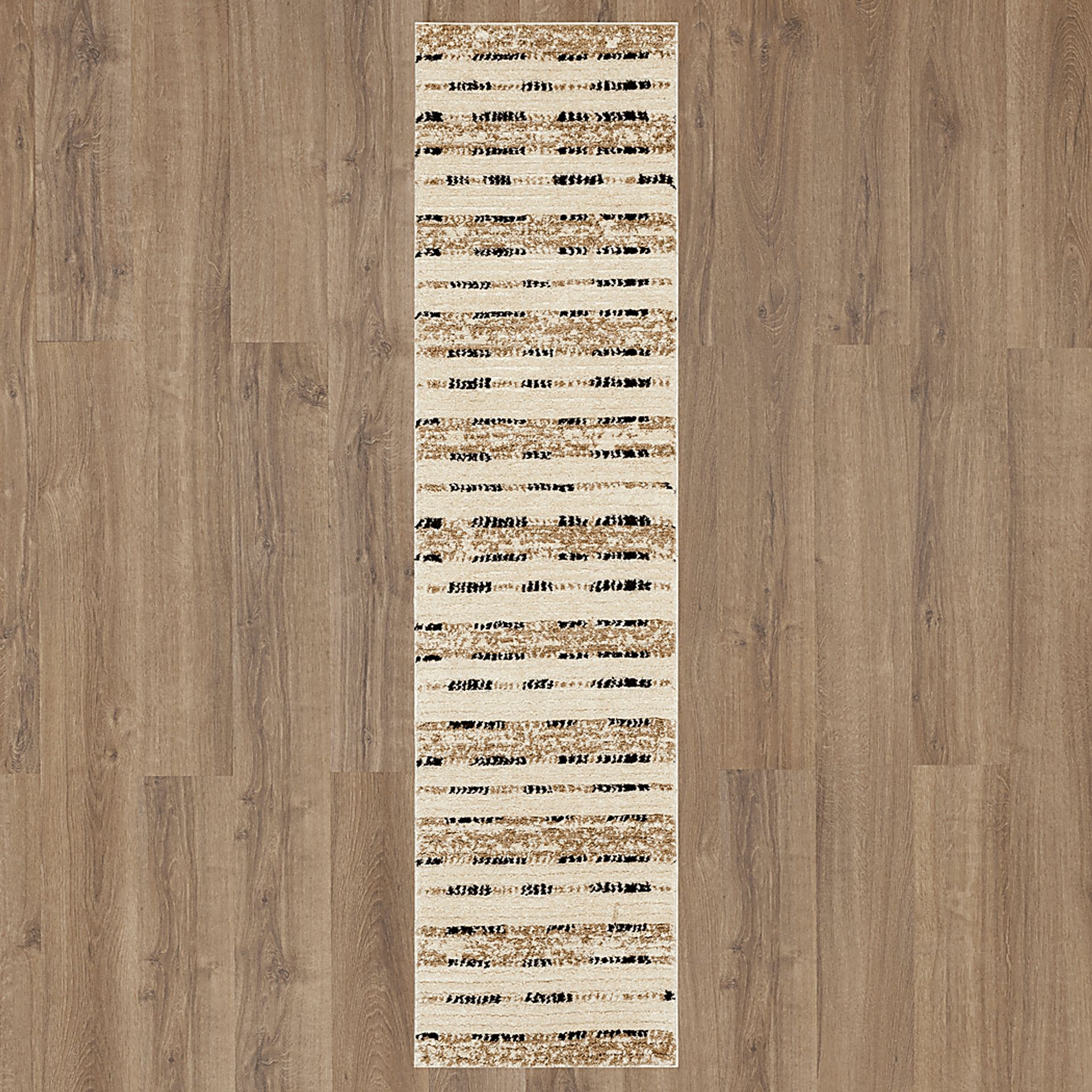 Bobby Berk Traverse Lanes Tan 2' x 8' Runner Rug - Image 3