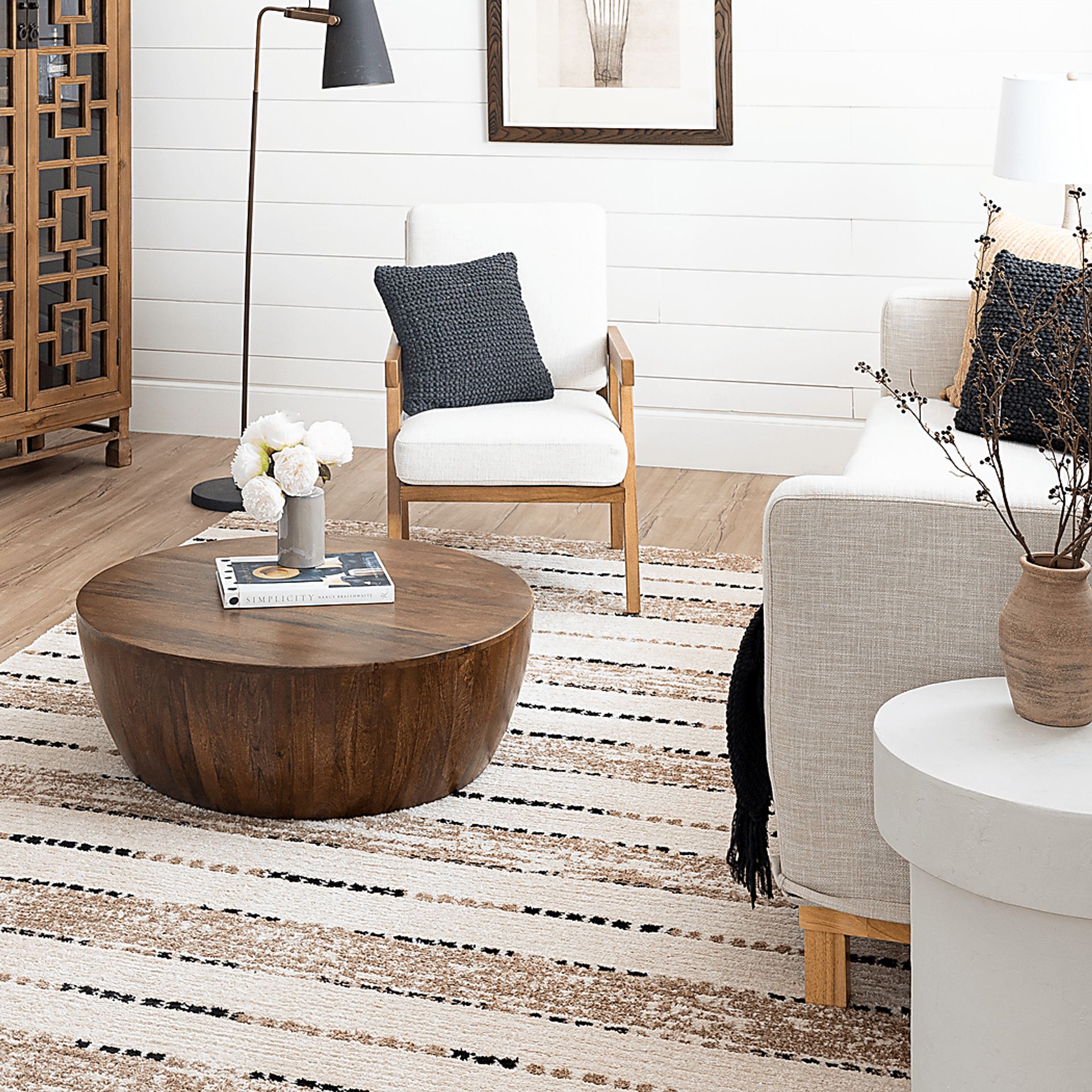 Bobby Berk Traverse Lanes Tan 5' x 8' Rug - Image 3