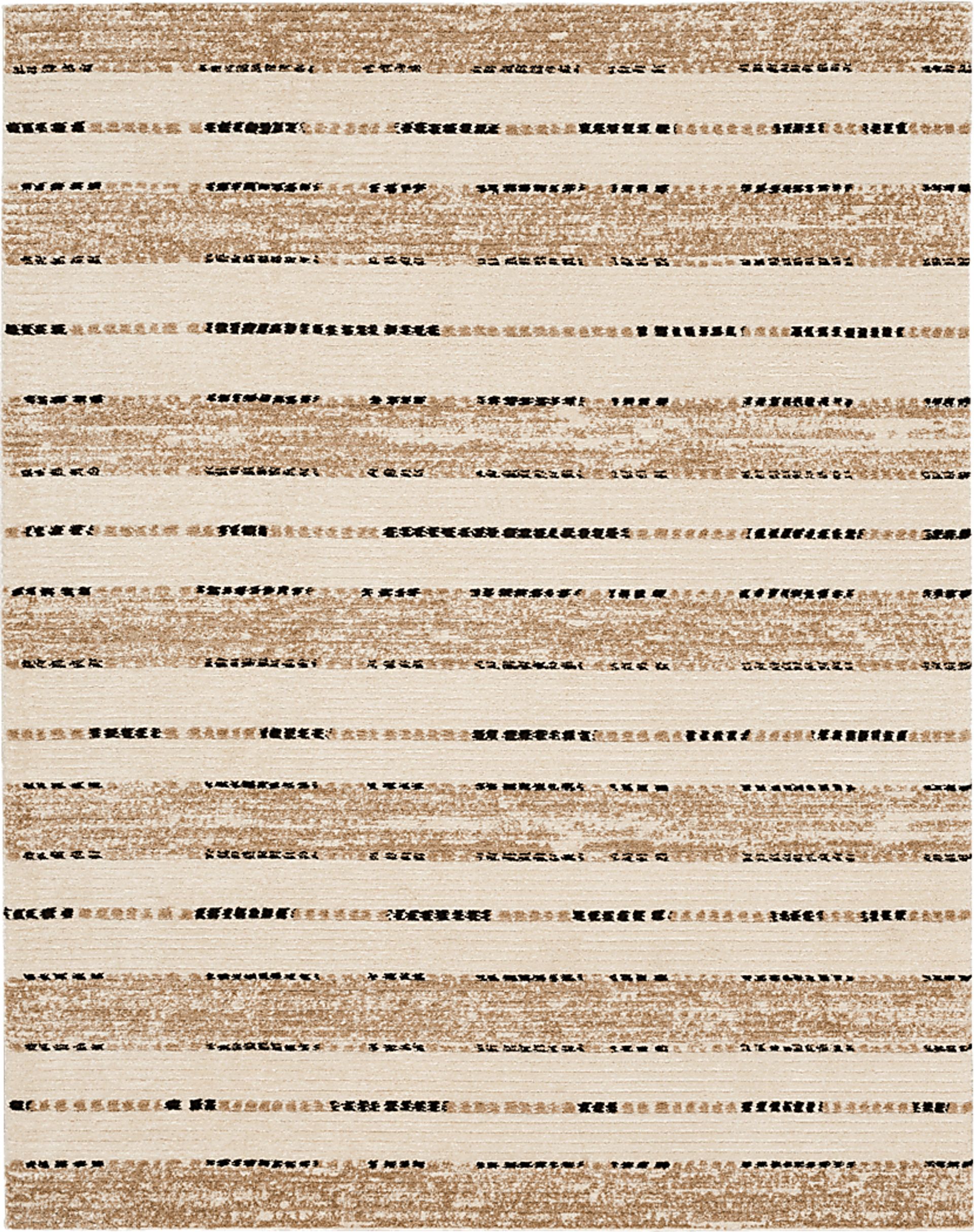 Bobby Berk Traverse Lanes Tan 6' x 9' Rug - Image 1