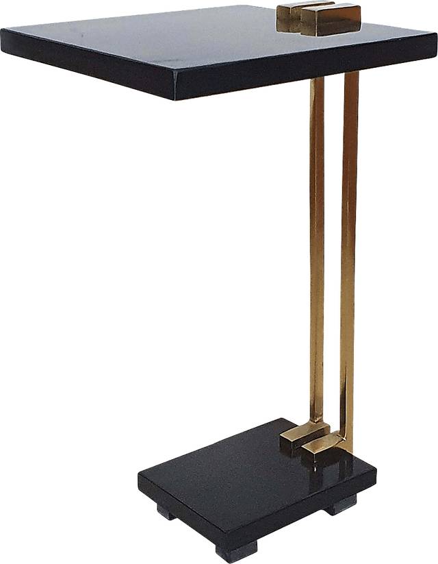 Bobbye Black Accent Table - Thumbnail - Image 1