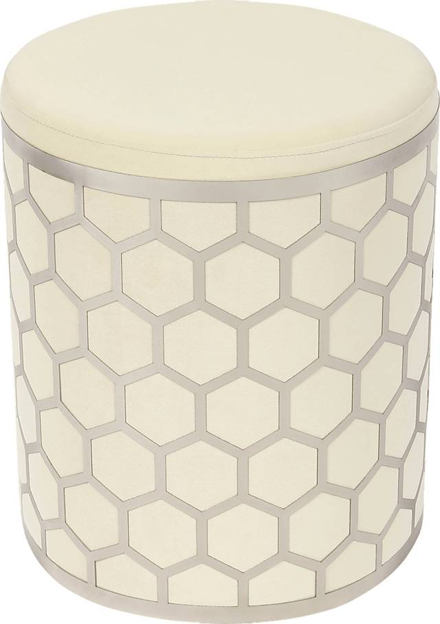 Bobini Cream Ottoman - Thumbnail - Image 2