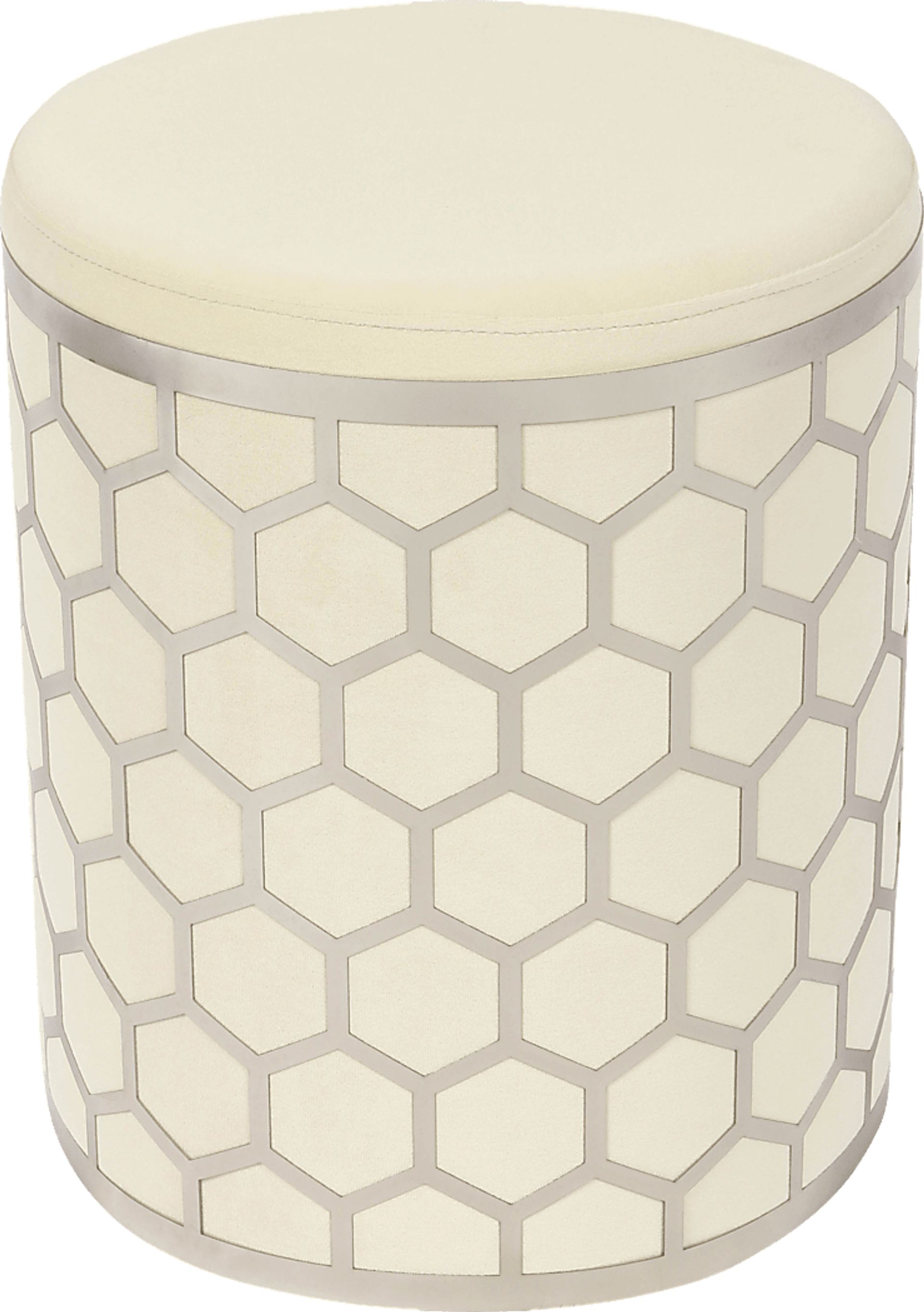 Bobini Cream Ottoman - Image 2