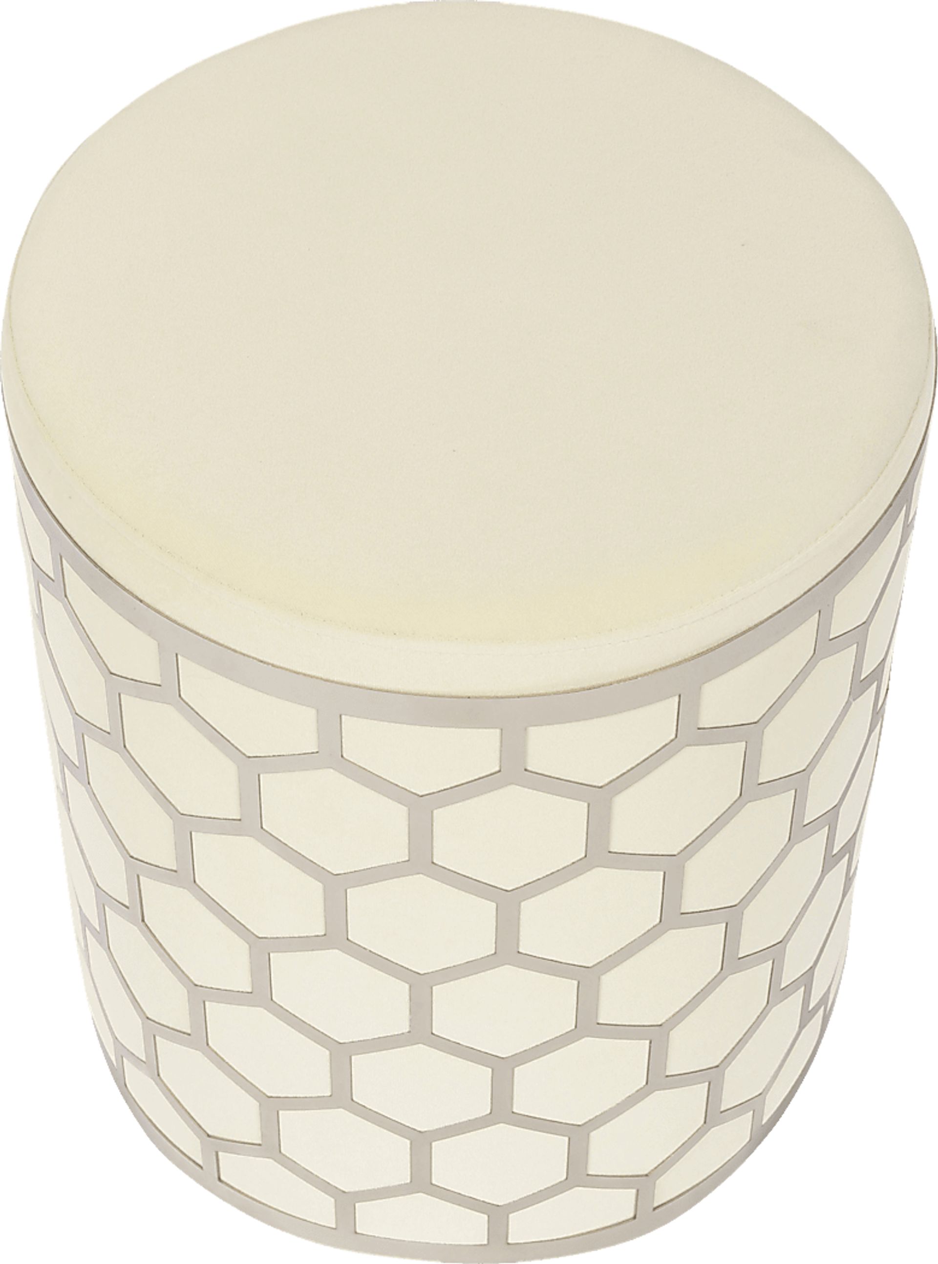 Bobini Cream Ottoman - Image 3