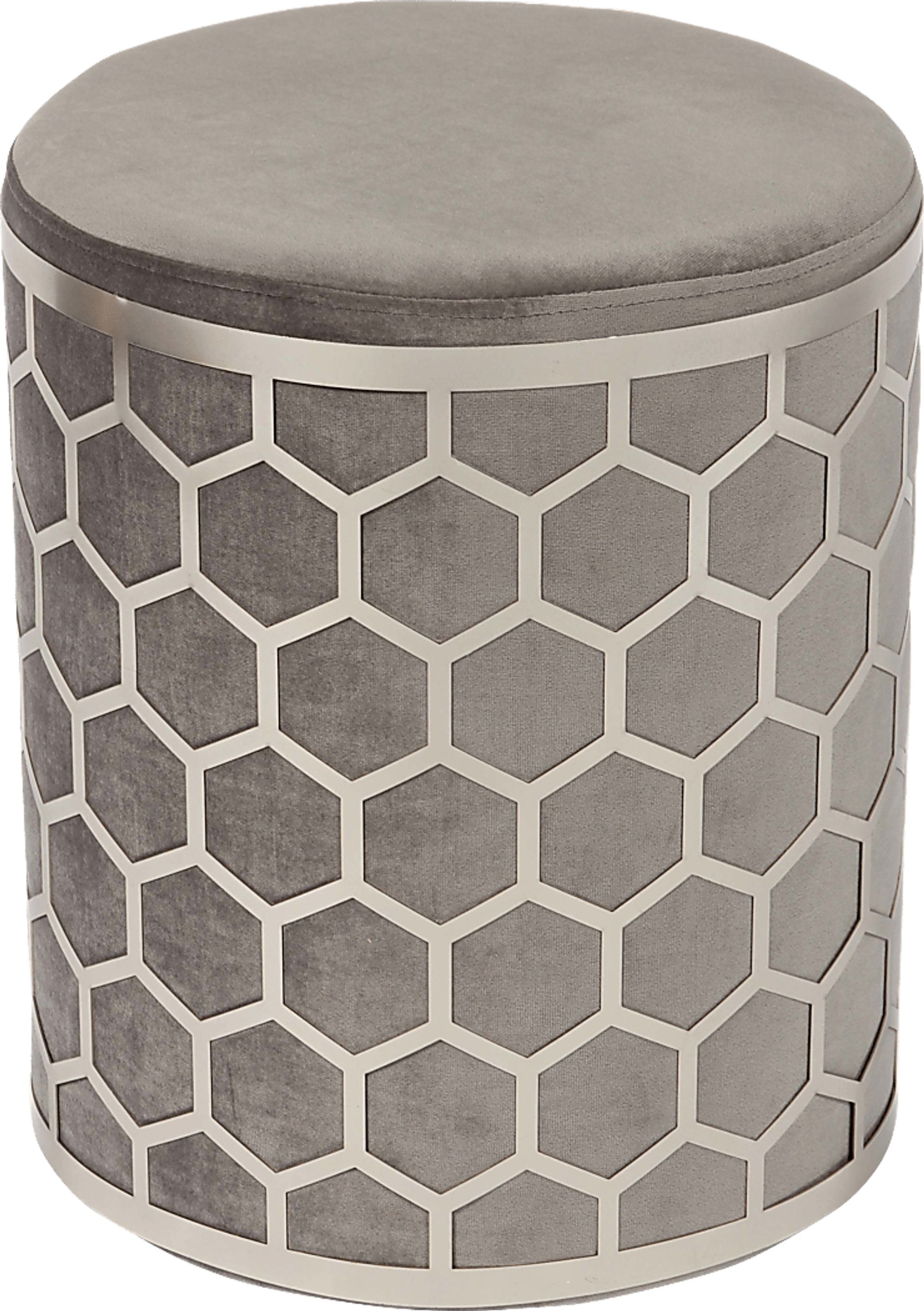 Bobini Gray Ottoman - Image 2