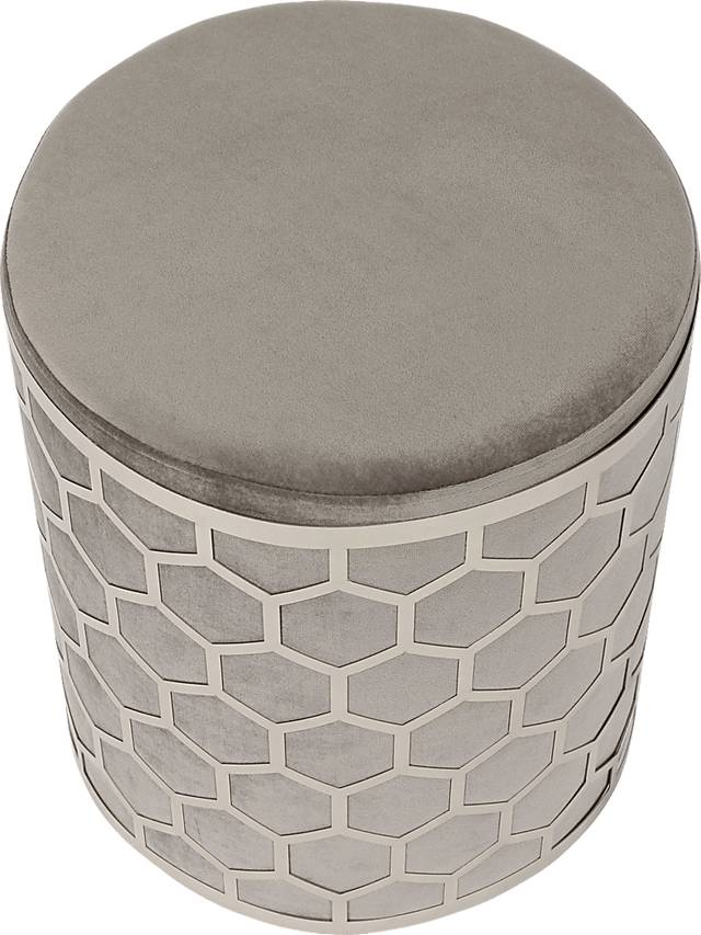 Bobini Gray Ottoman - Thumbnail - Image 3