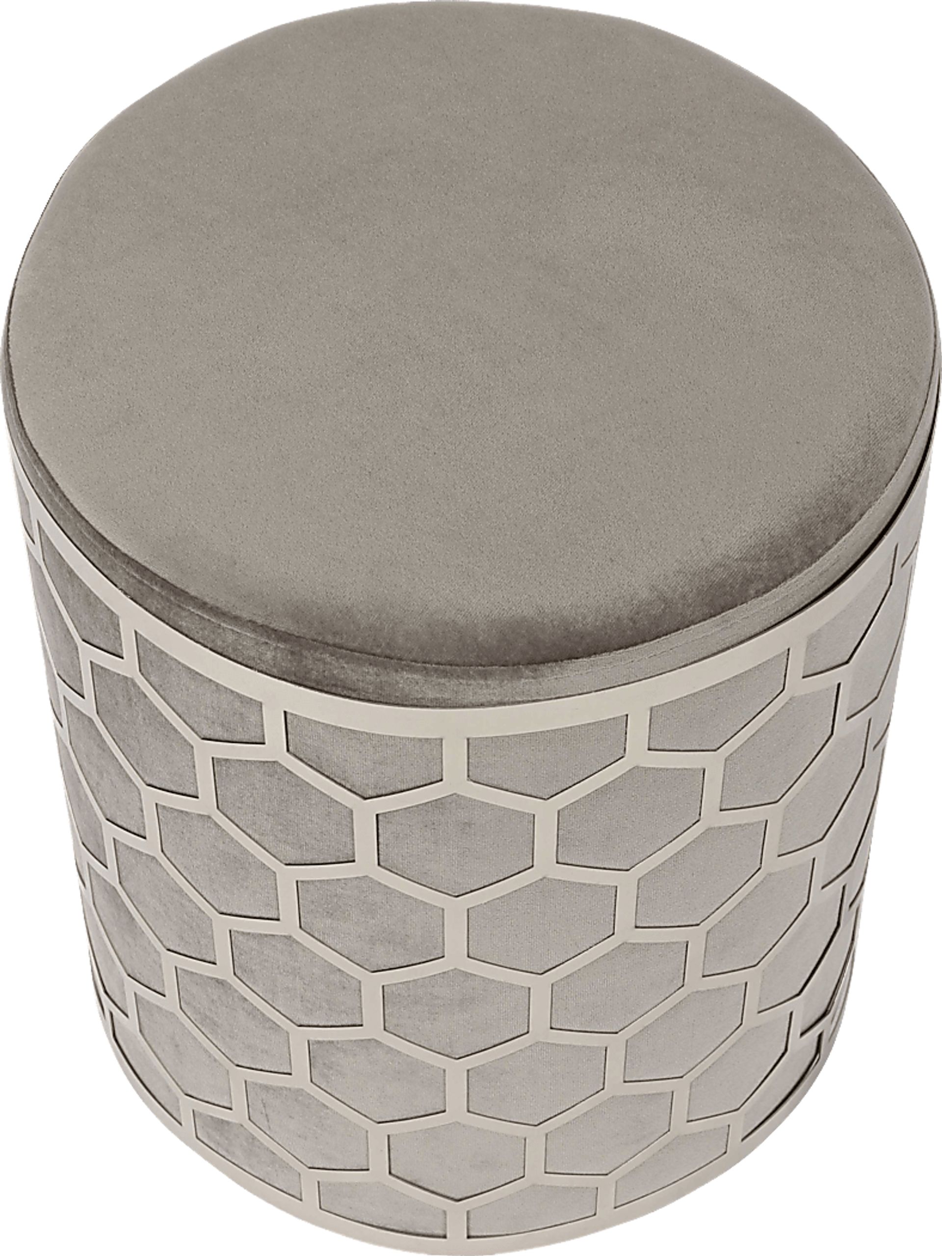 Bobini Gray Ottoman - Image 3
