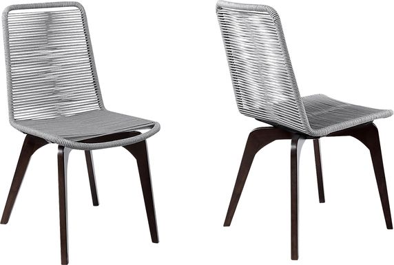 Outdoor Bobolink Silver Side Chair, Set of 2