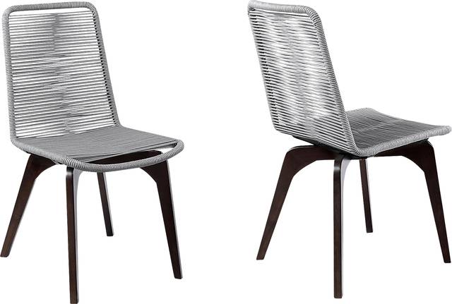 Outdoor Bobolink Silver Side Chair, Set of 2 - Thumbnail - Image 1