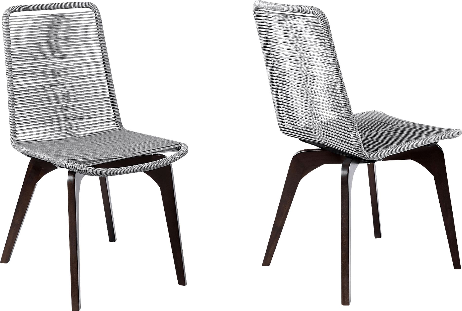 Outdoor Bobolink Silver Side Chair, Set of 2 - Image 1