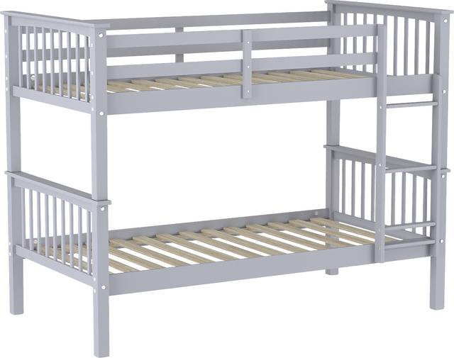 Kids Bobterry Gray Twin Bunk Bed - Thumbnail - Image 1