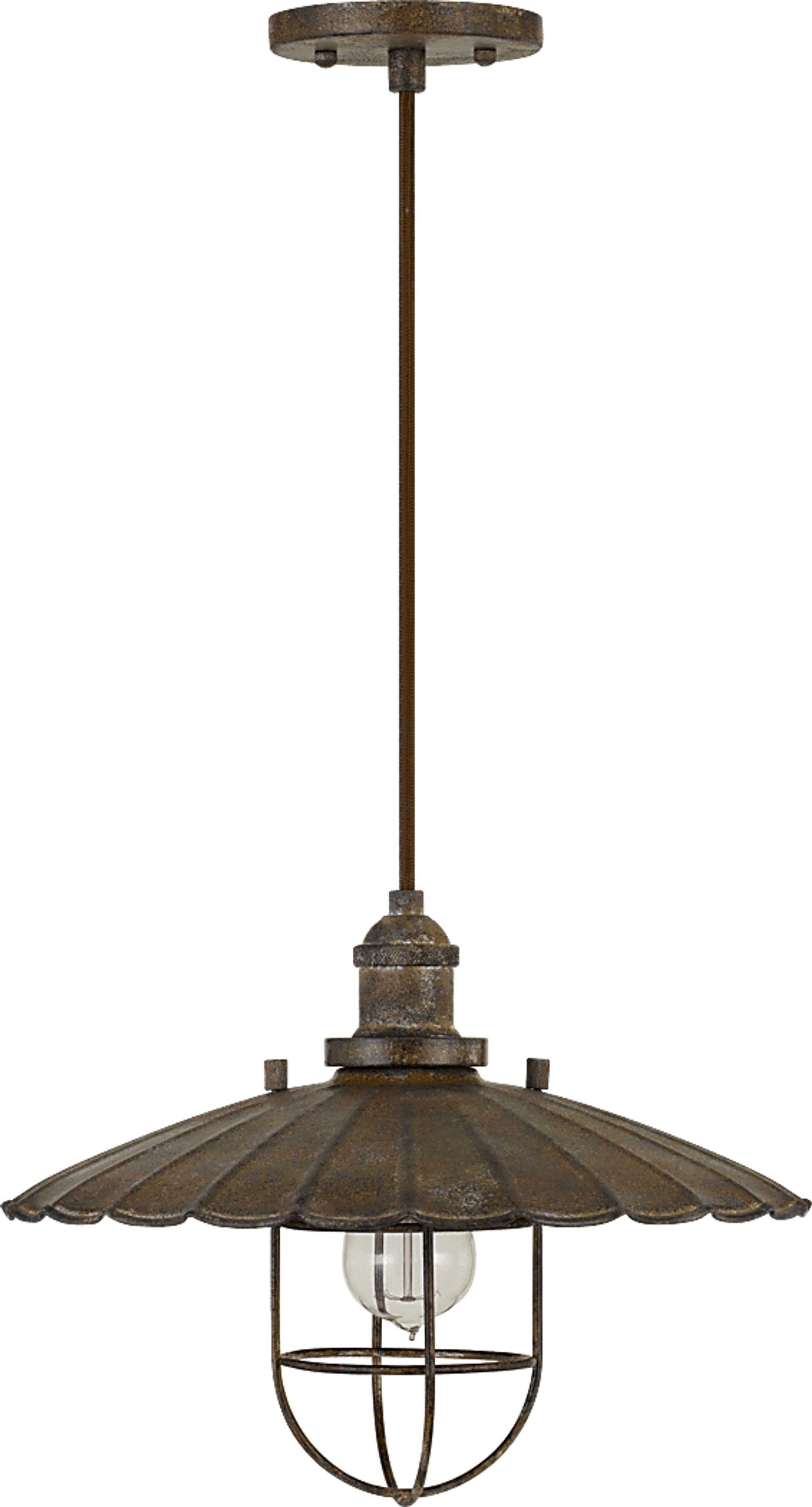 Bobwhite Rust Pendant - Image 1