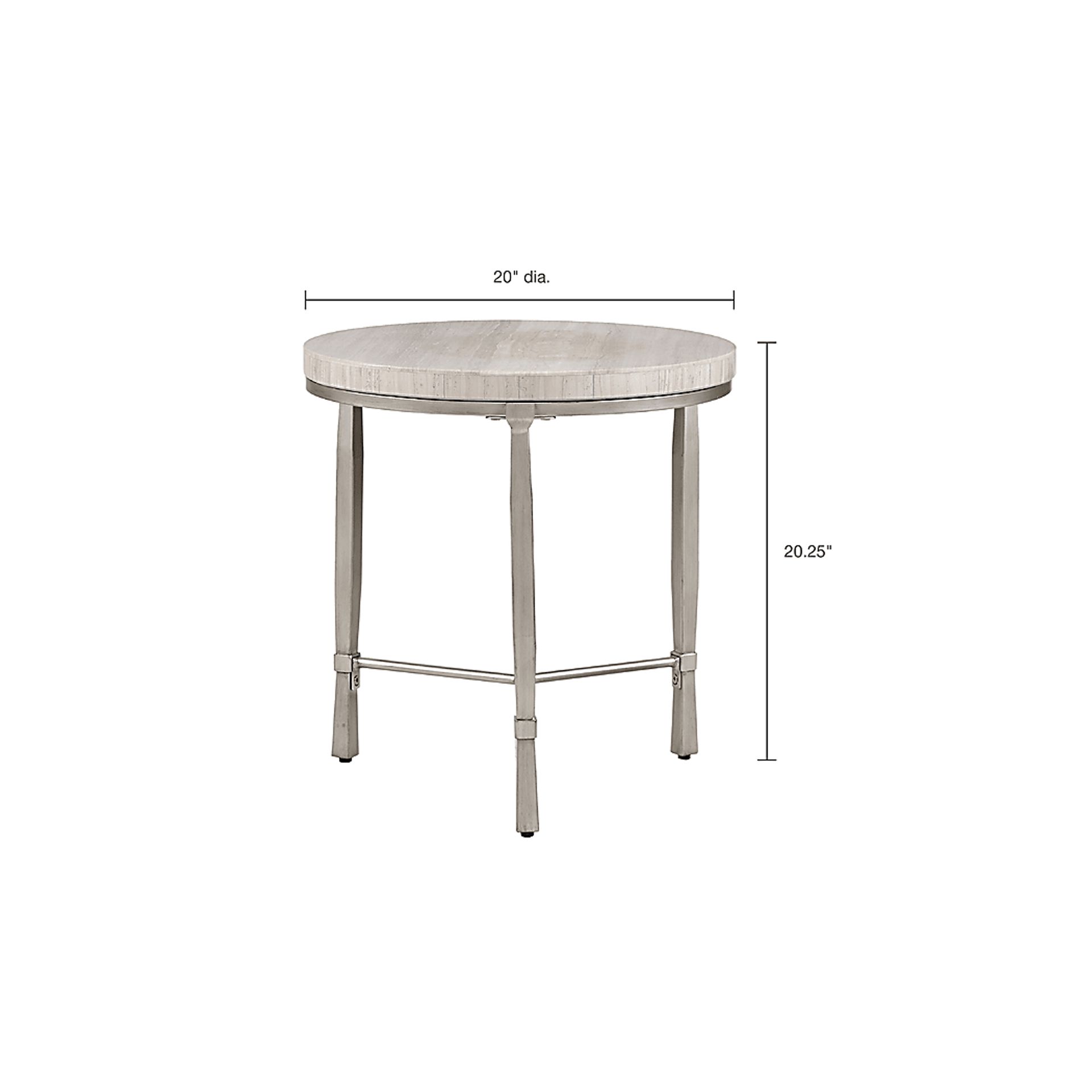 Boddens Silver End Table - Image 6