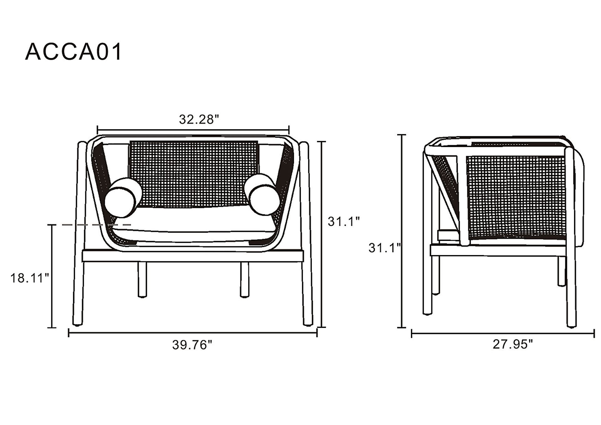 Bodenhamer Black Accent Chair - Image 4