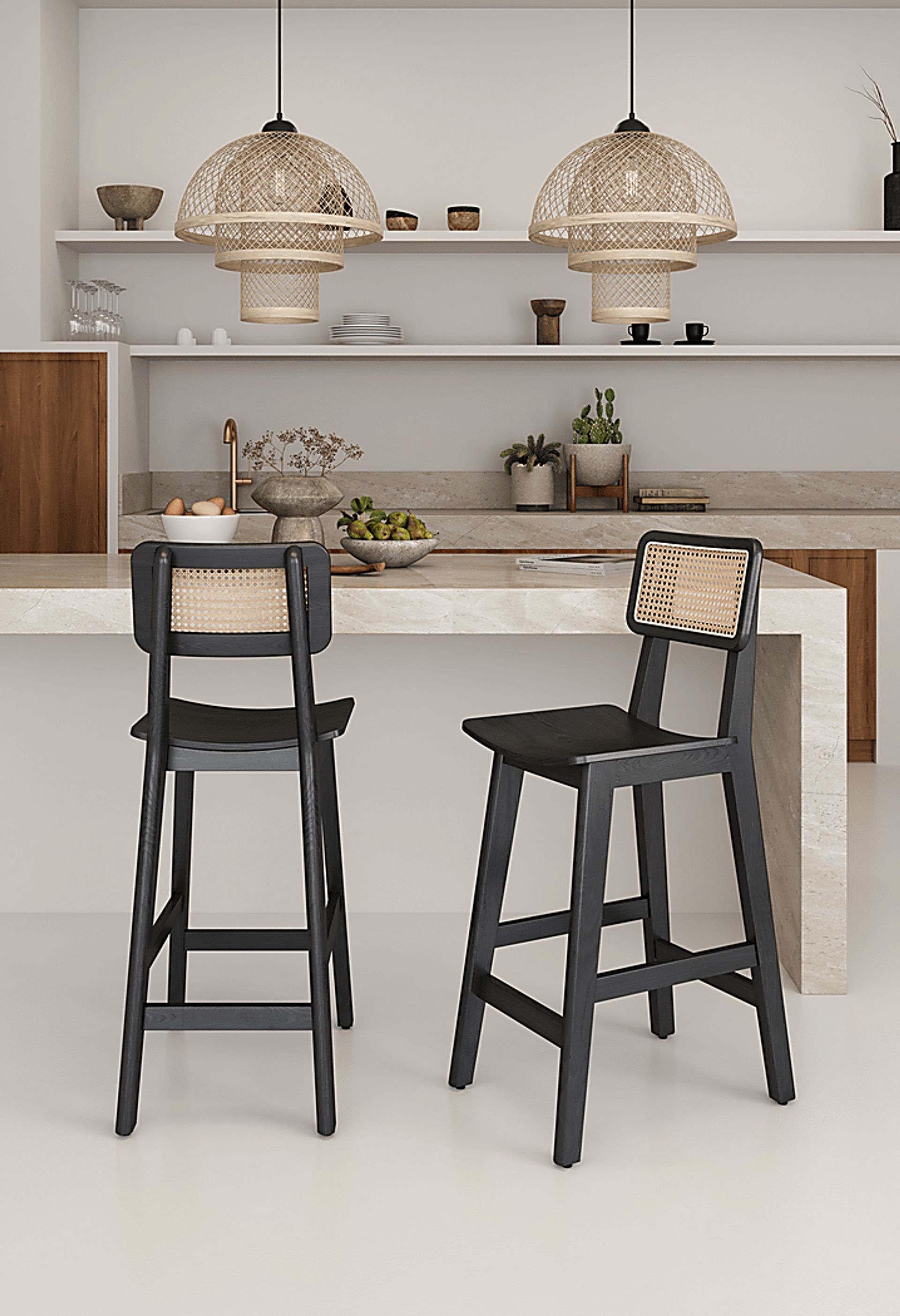 Bodenhamer Black Counter Height Stool - Image 2