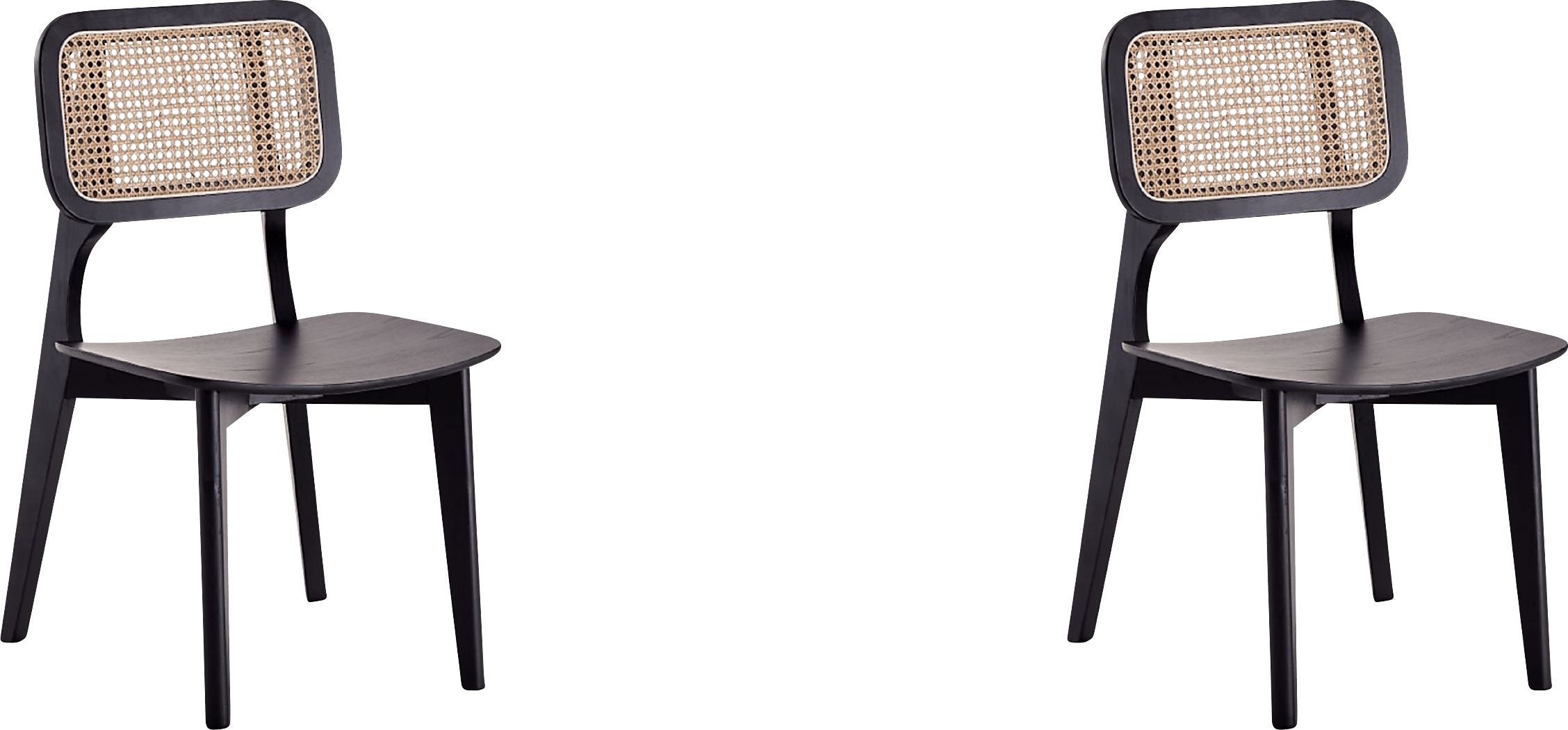 Bodenhamer Black Side Chair, Set of 2
