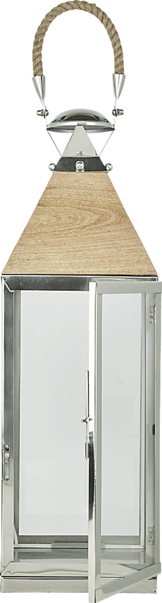 Bodnam Bay Silver Medium Indoor/Outdoor Lantern - Thumbnail - Image 2