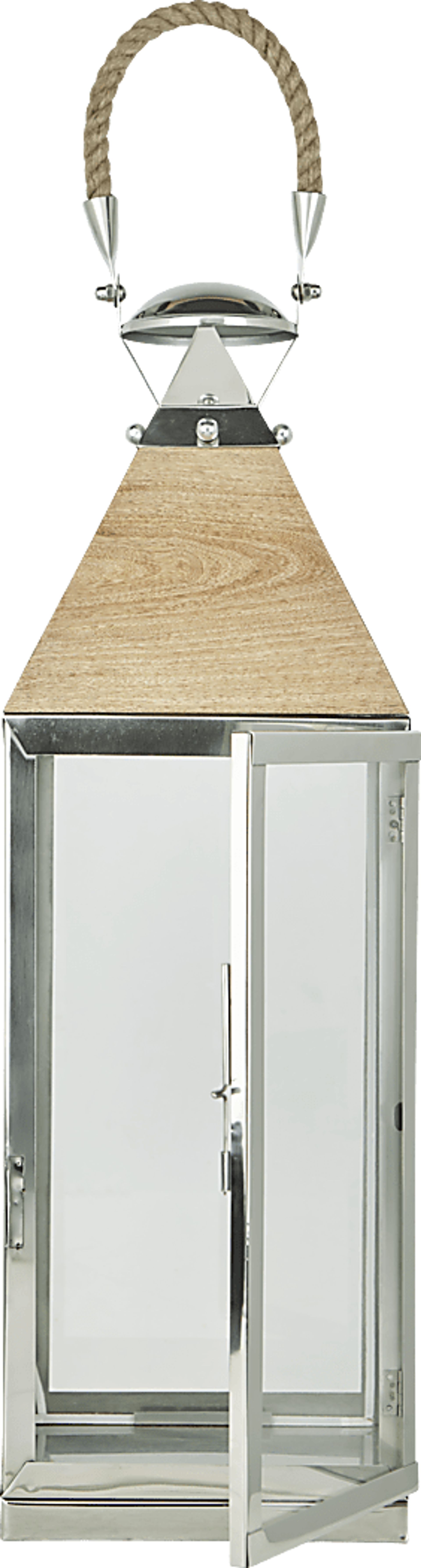 Bodnam Bay Silver Medium Indoor/Outdoor Lantern - Image 2