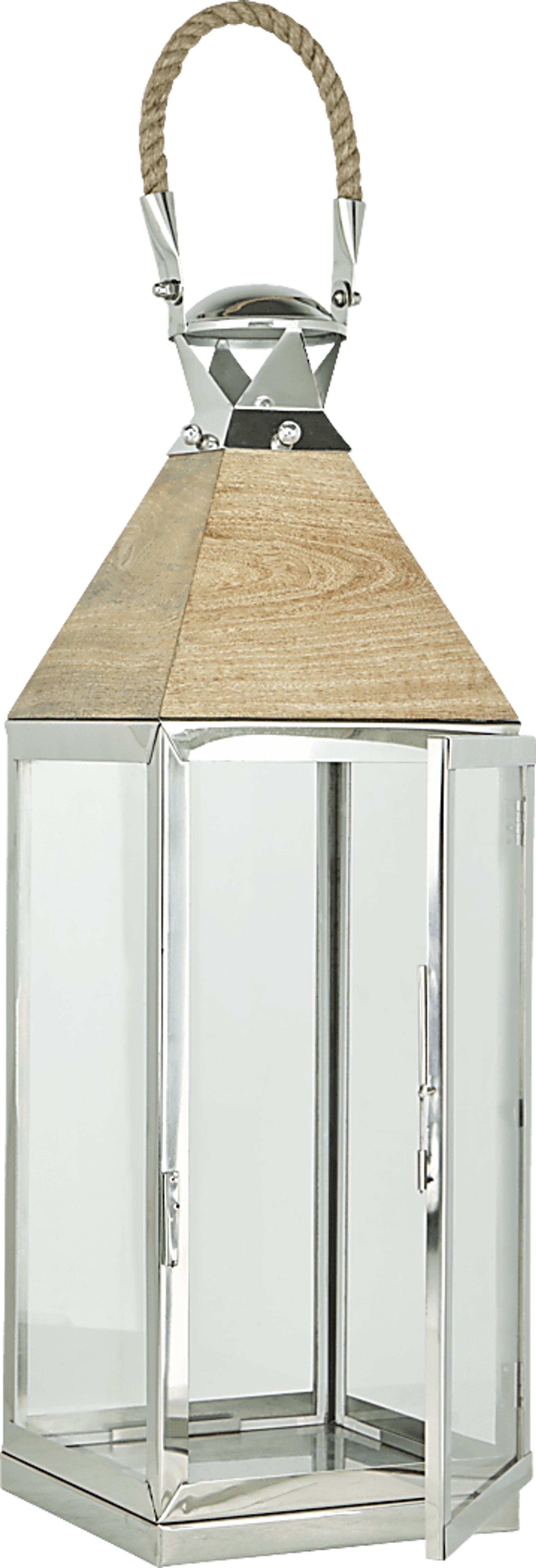 Bodnam Bay Silver Medium Indoor/Outdoor Lantern - Image 3