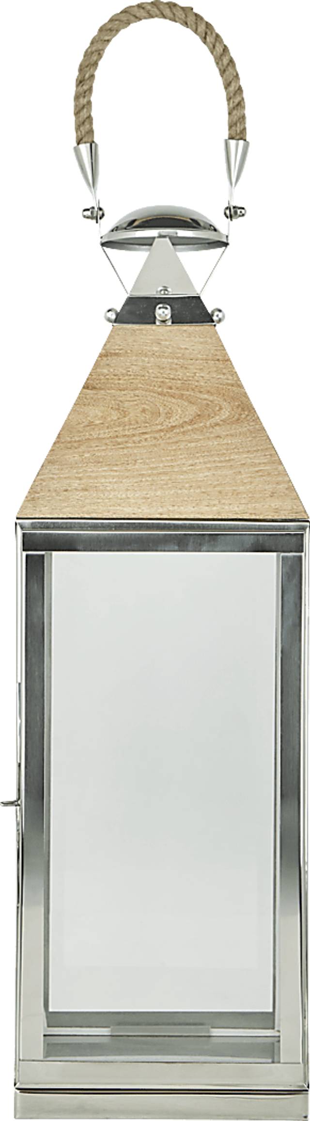 Bodnam Bay Silver Medium Indoor/Outdoor Lantern - Thumbnail - Image 1