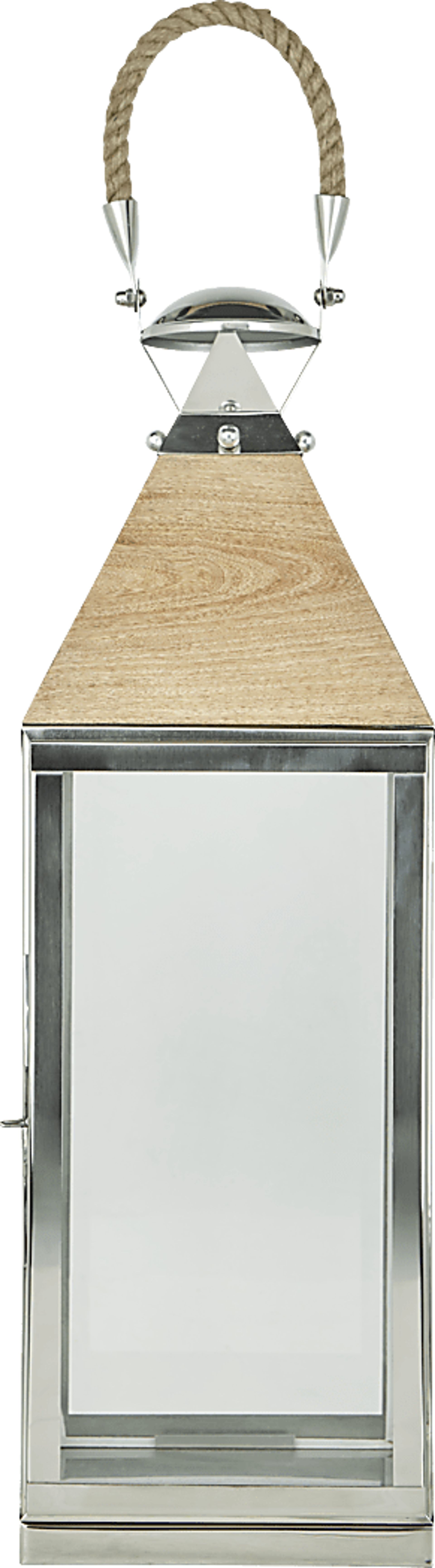 Bodnam Bay Silver Medium Indoor/Outdoor Lantern - Image 1
