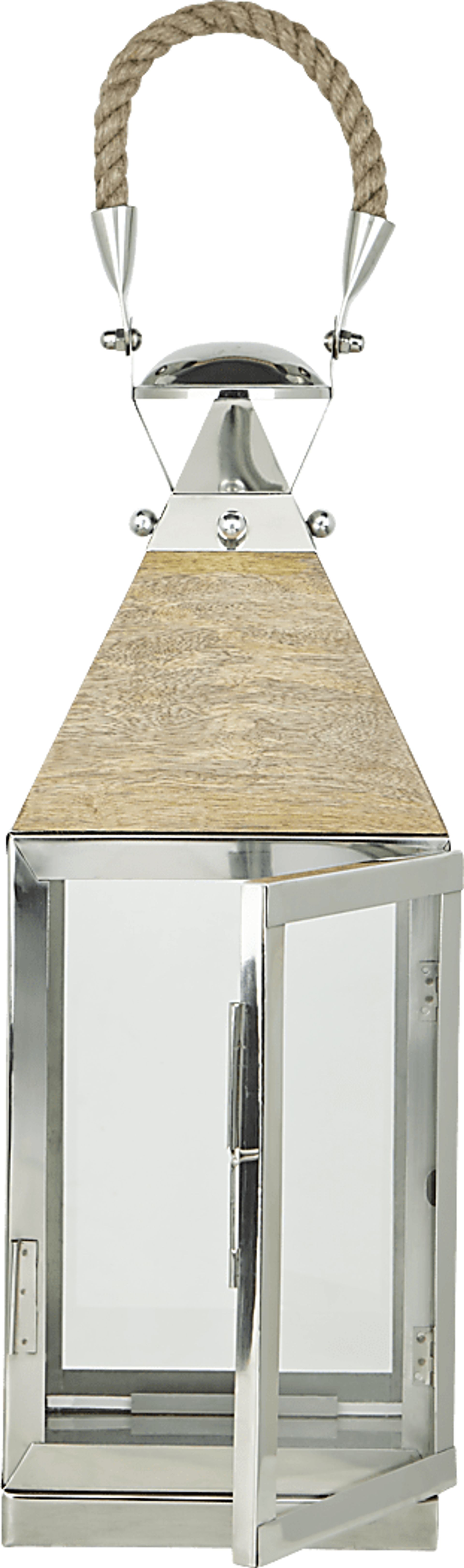 Bodnam Bay Silver Small Indoor/Outdoor Lantern - Image 2