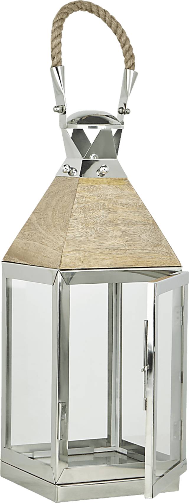 Bodnam Bay Silver Small Indoor/Outdoor Lantern - Thumbnail - Image 4