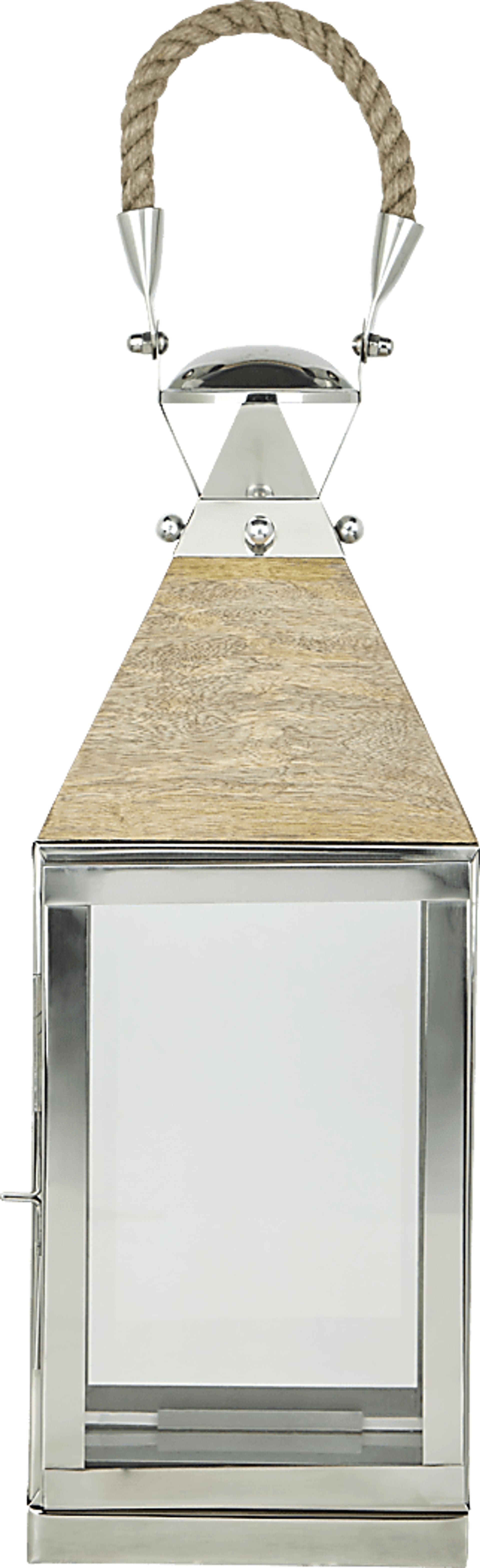 Bodnam Bay Silver Small Indoor/Outdoor Lantern - Image 1