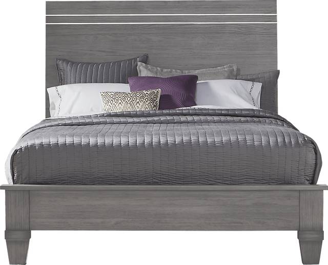 Boerum Hill Gray 3 Pc King Bed - Thumbnail - Image 1