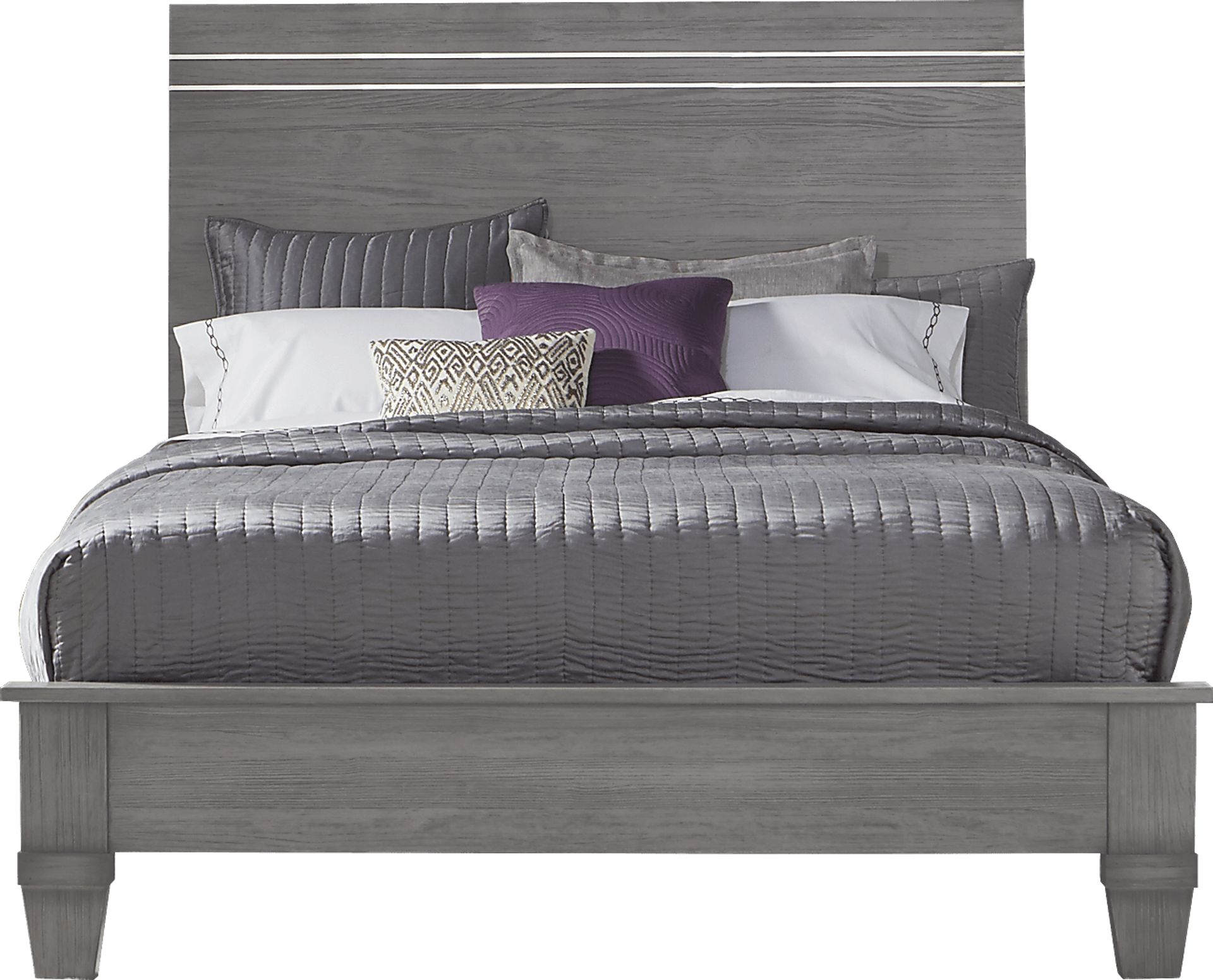Boerum Hill Gray 3 Pc King Bed - Image 1