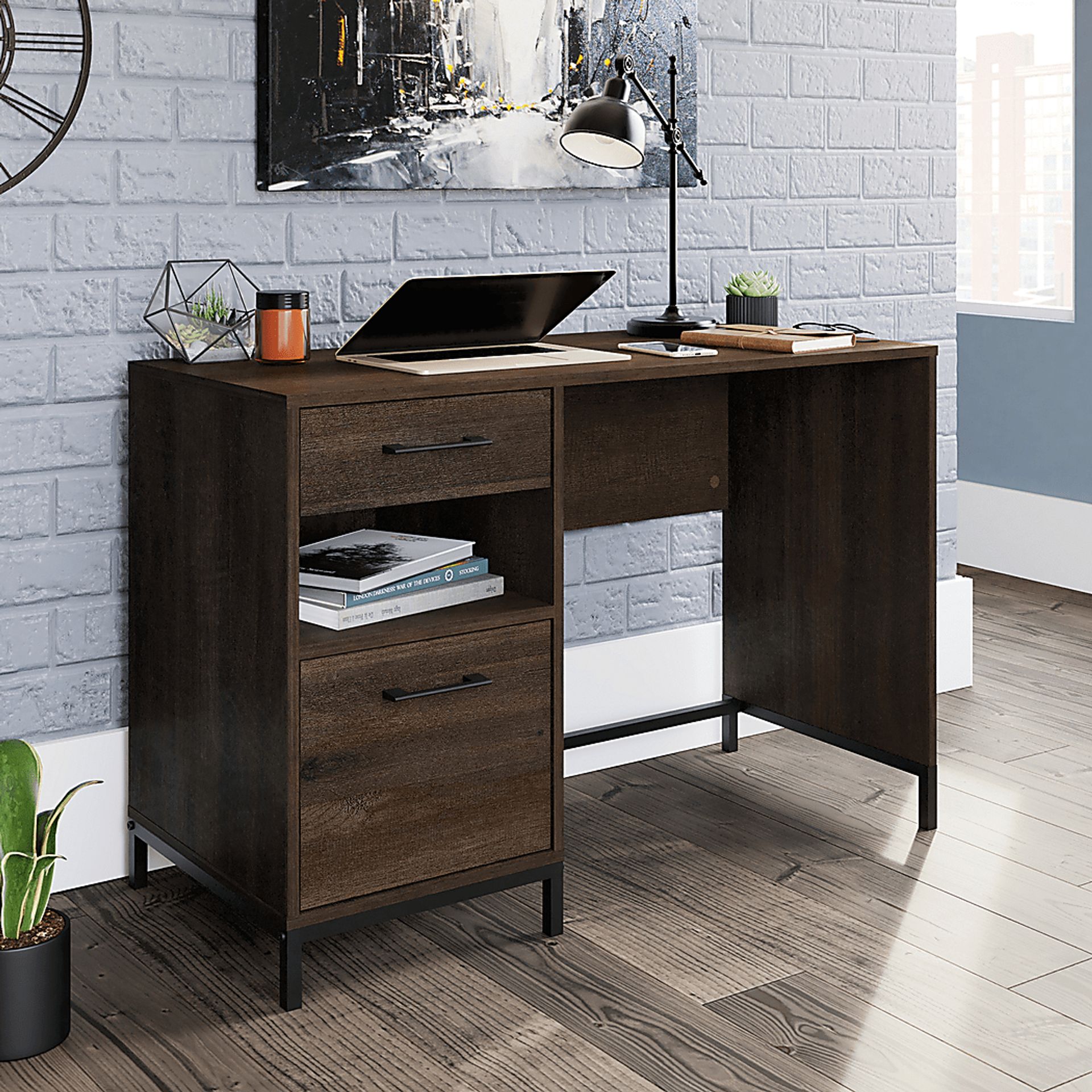 Bogle Brown Desk - Image 2