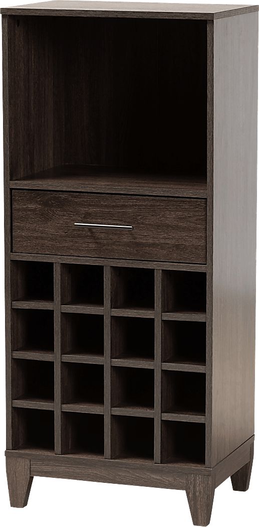Boham Brown Dark Wood Server | Rooms to Go