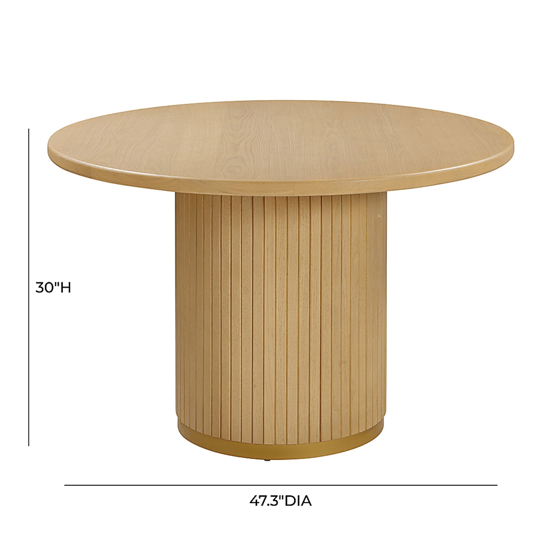 Bohde Brown Dining Table - Image 7