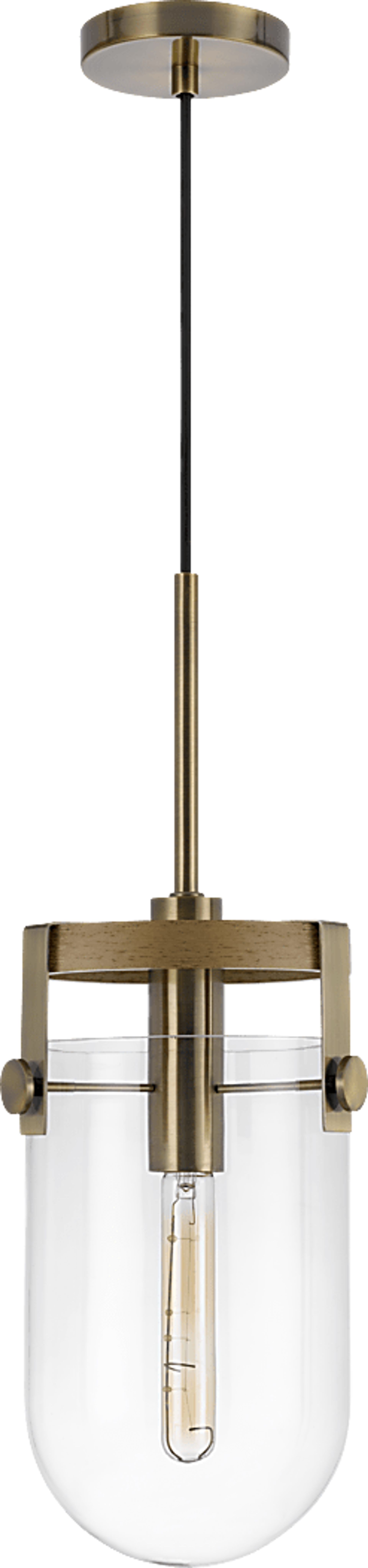 Bohicket Estates Brass Pendant - Image 1