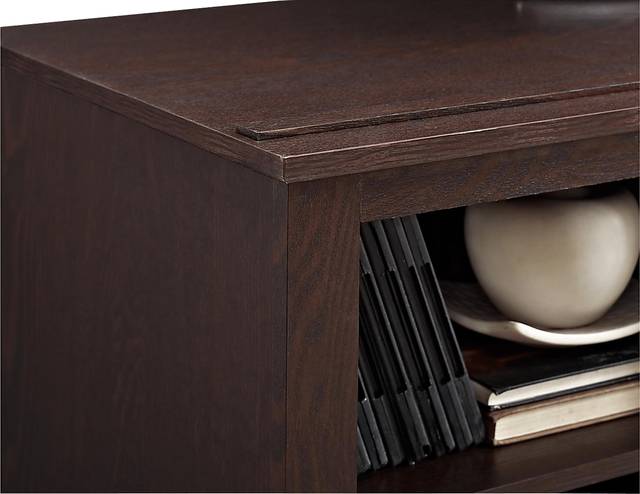 Bohnet Brown 58 in. Console with Electric Fireplace - Thumbnail - Image 3