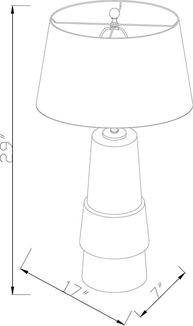 Boice Park Ivory Lamp - Thumbnail - Image 7