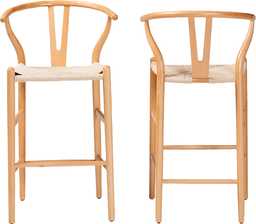 Boilvin Brown Barstool, Set of 2 - Thumbnail - Image 6