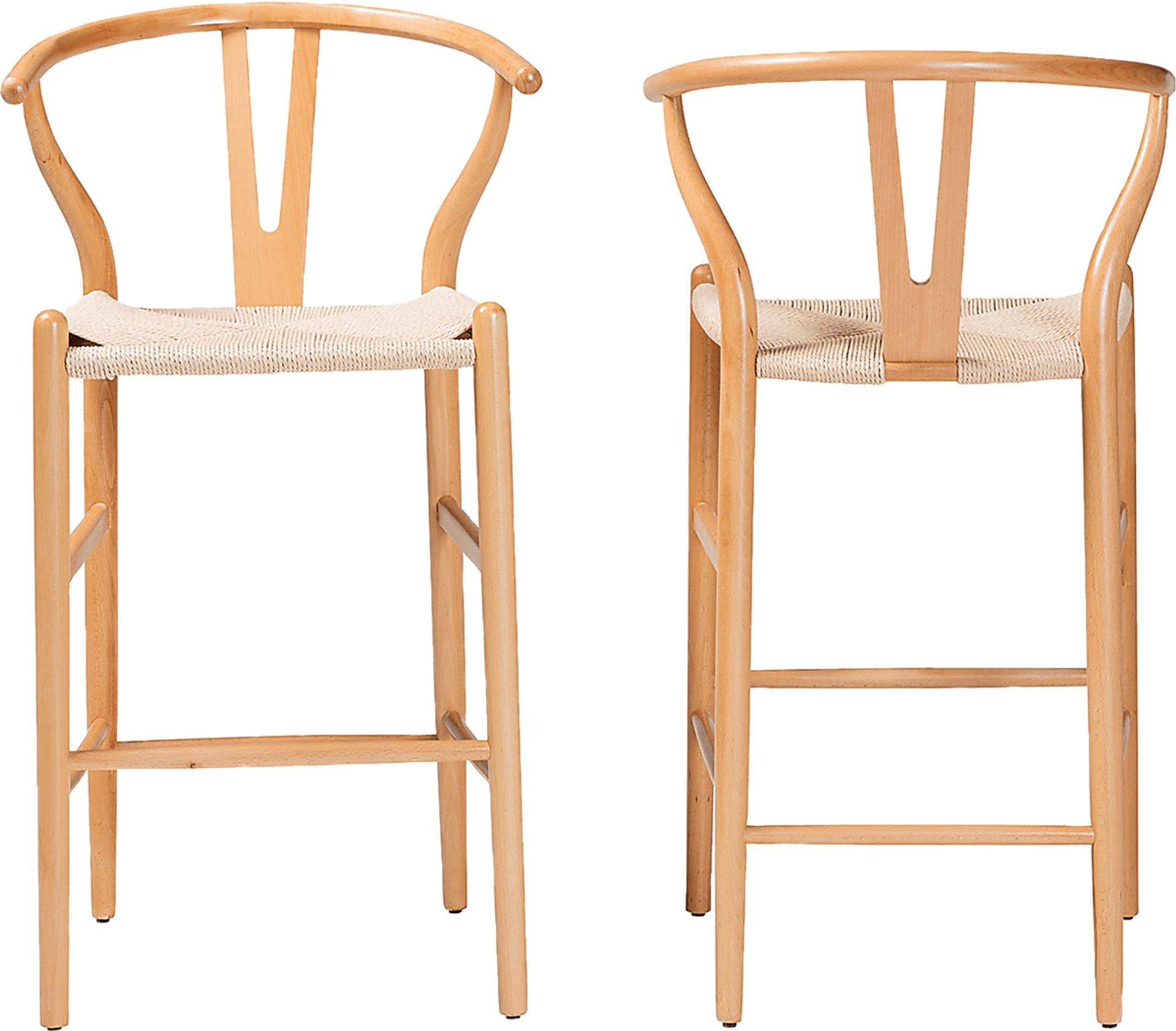 Boilvin Brown Barstool, Set of 2 - Image 6