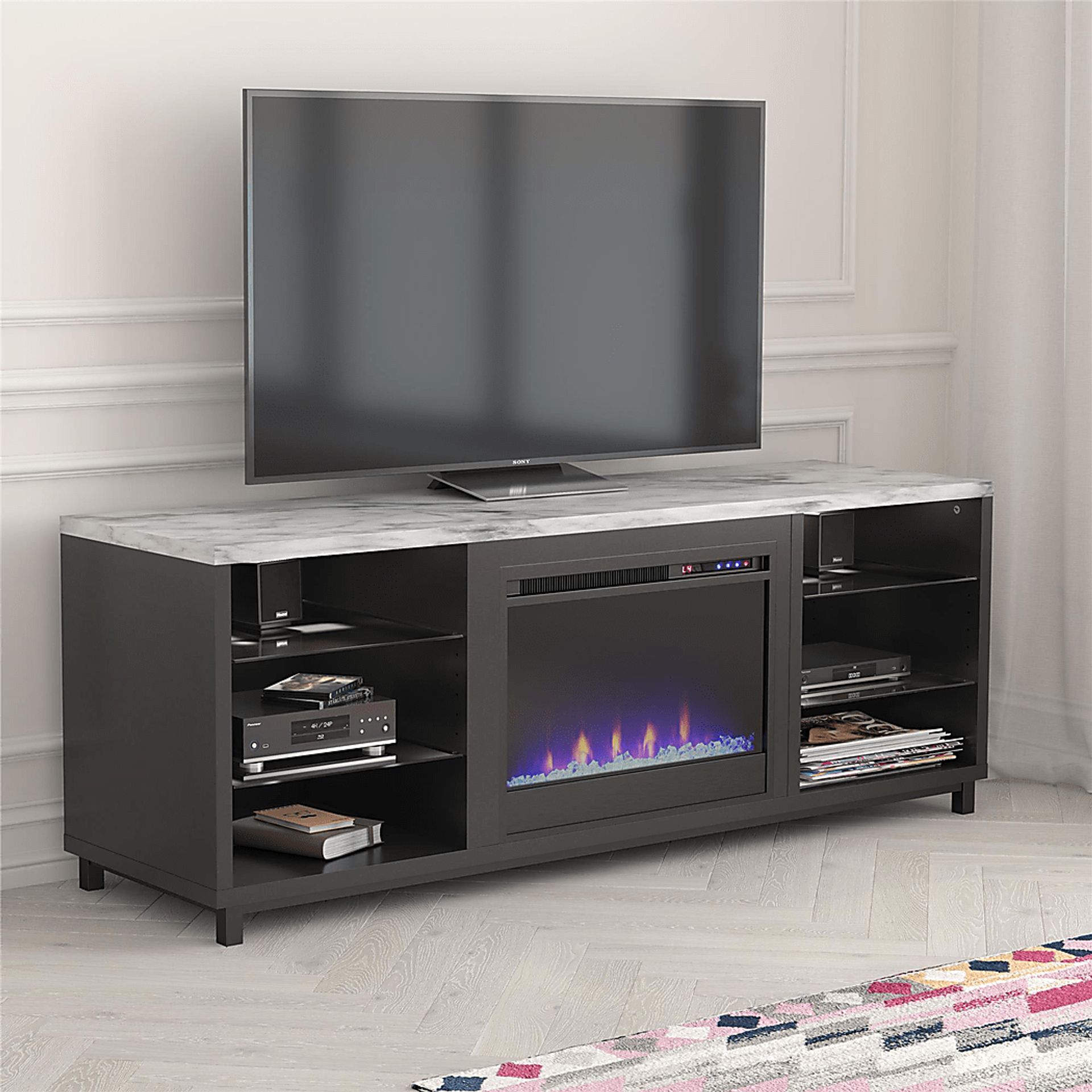 Bokel Black 64 In. Console - Image 3
