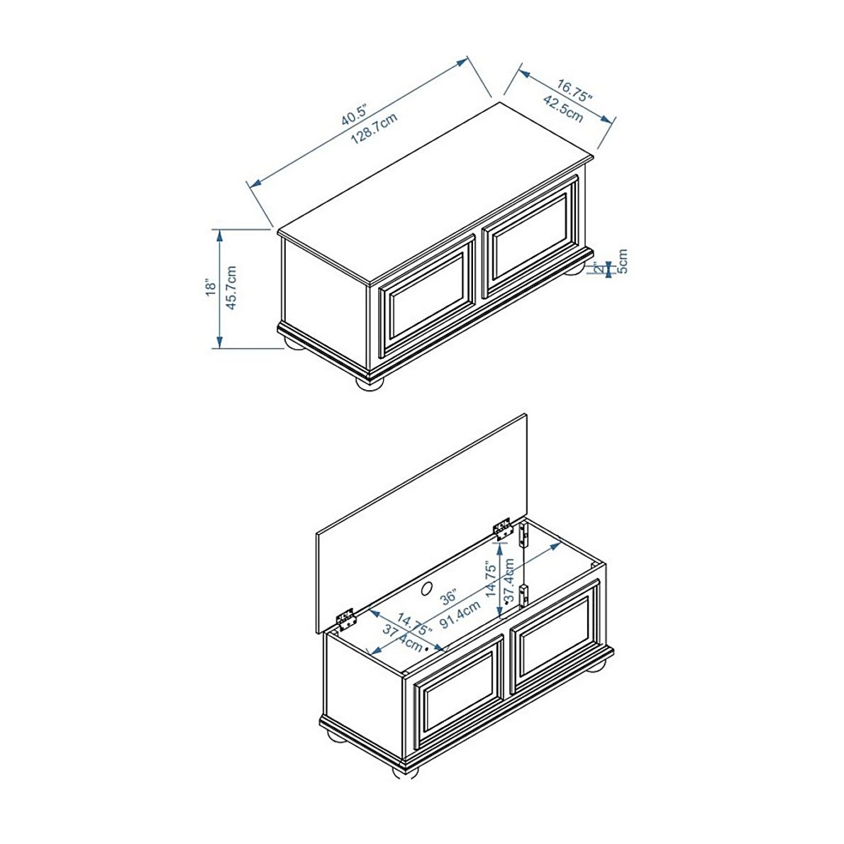 Bolanos Natural Cedar Chest Rooms To Go