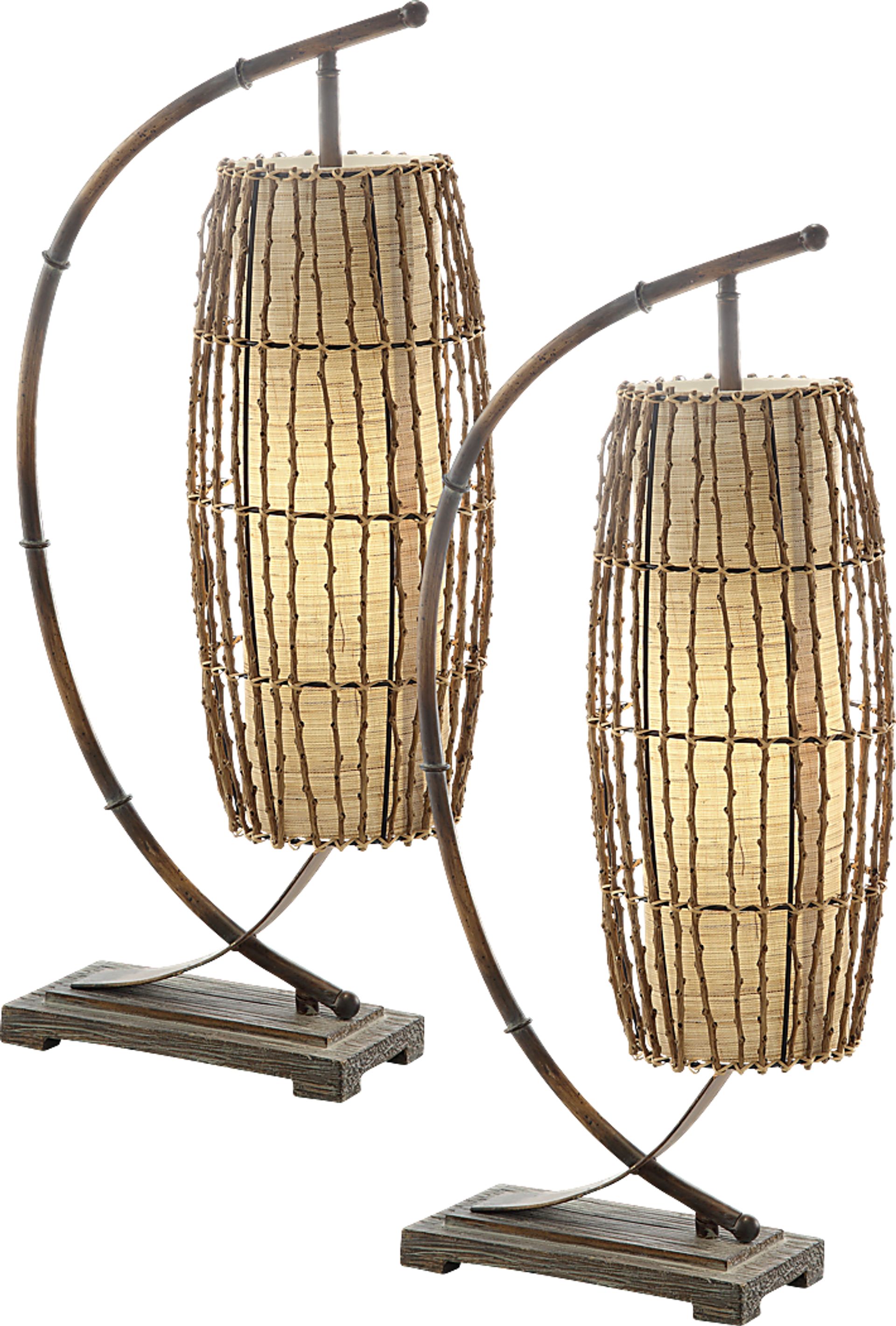 Boleyn Heights Beige Lamp, Set of 2 - Image 1