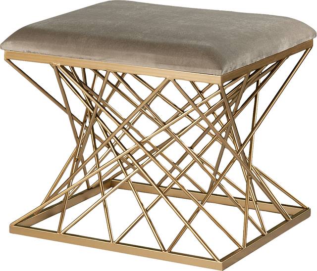 Boleynwood Gray Ottoman - Thumbnail - Image 1