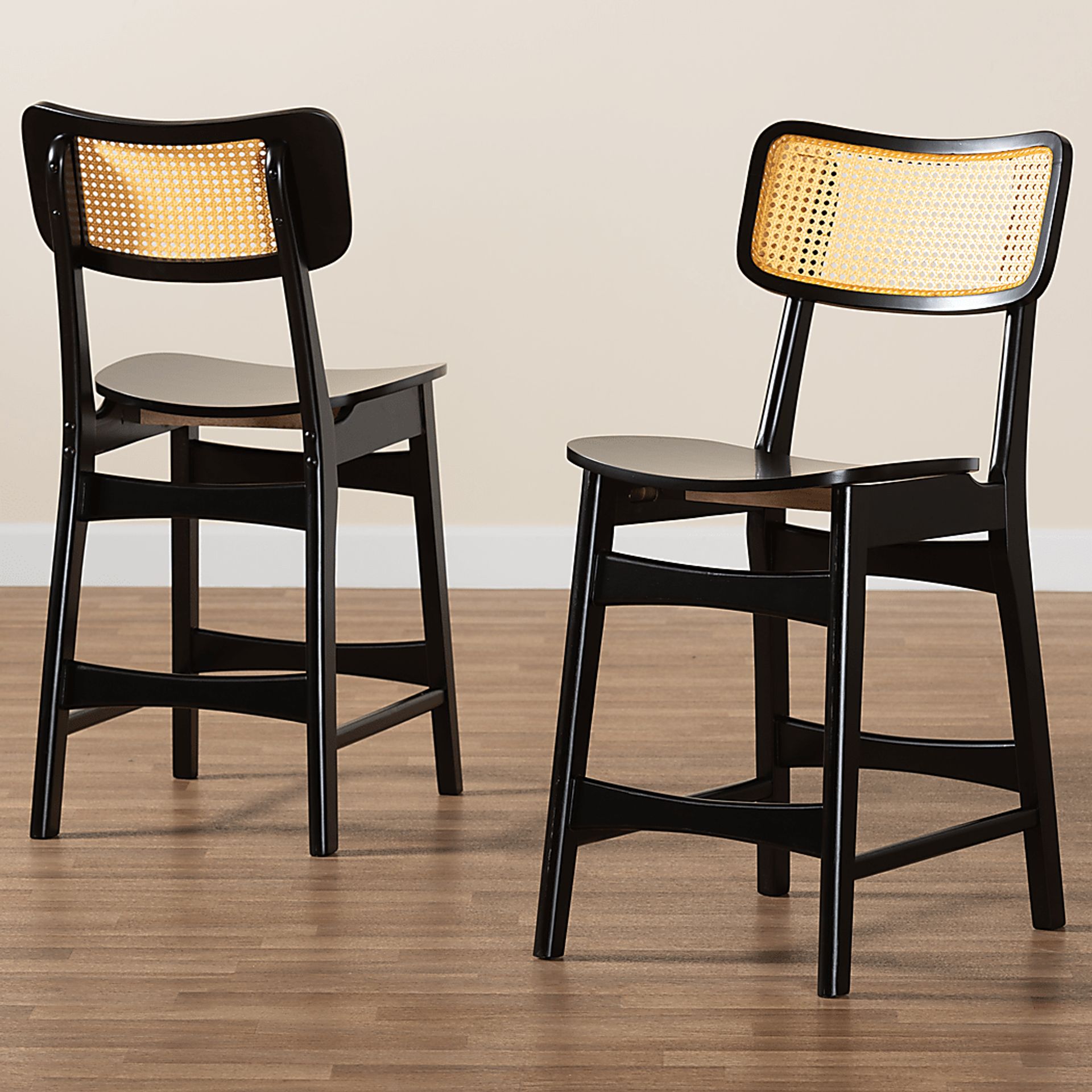 Bolgiano Dark Brown Counter Stool, Set of 2 - Image 7