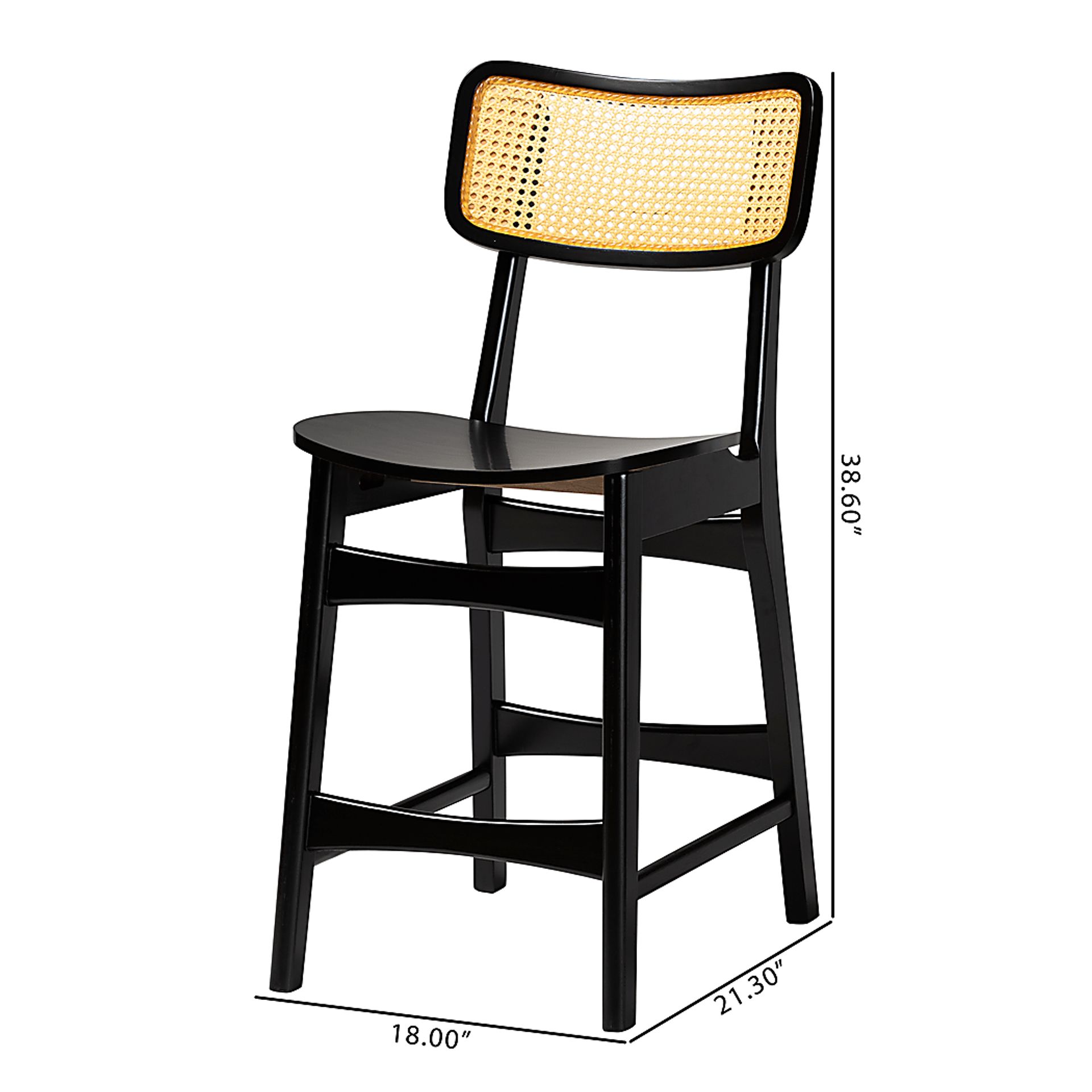 Bolgiano Dark Brown Counter Stool, Set of 2 - Image 9