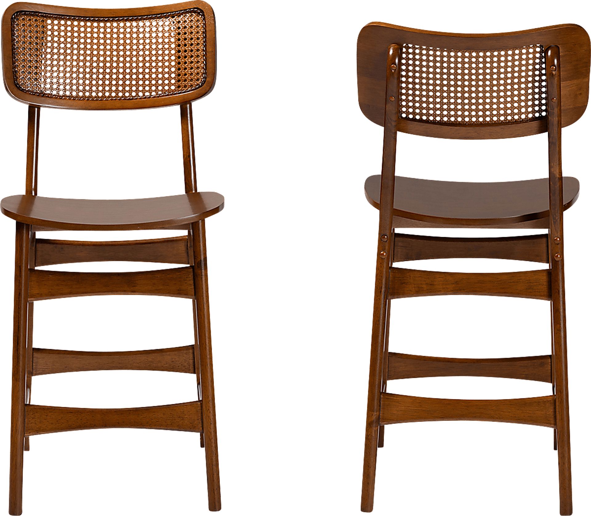 Bolgiano Walnut Brown Counter Stool, Set of 2 - Image 3