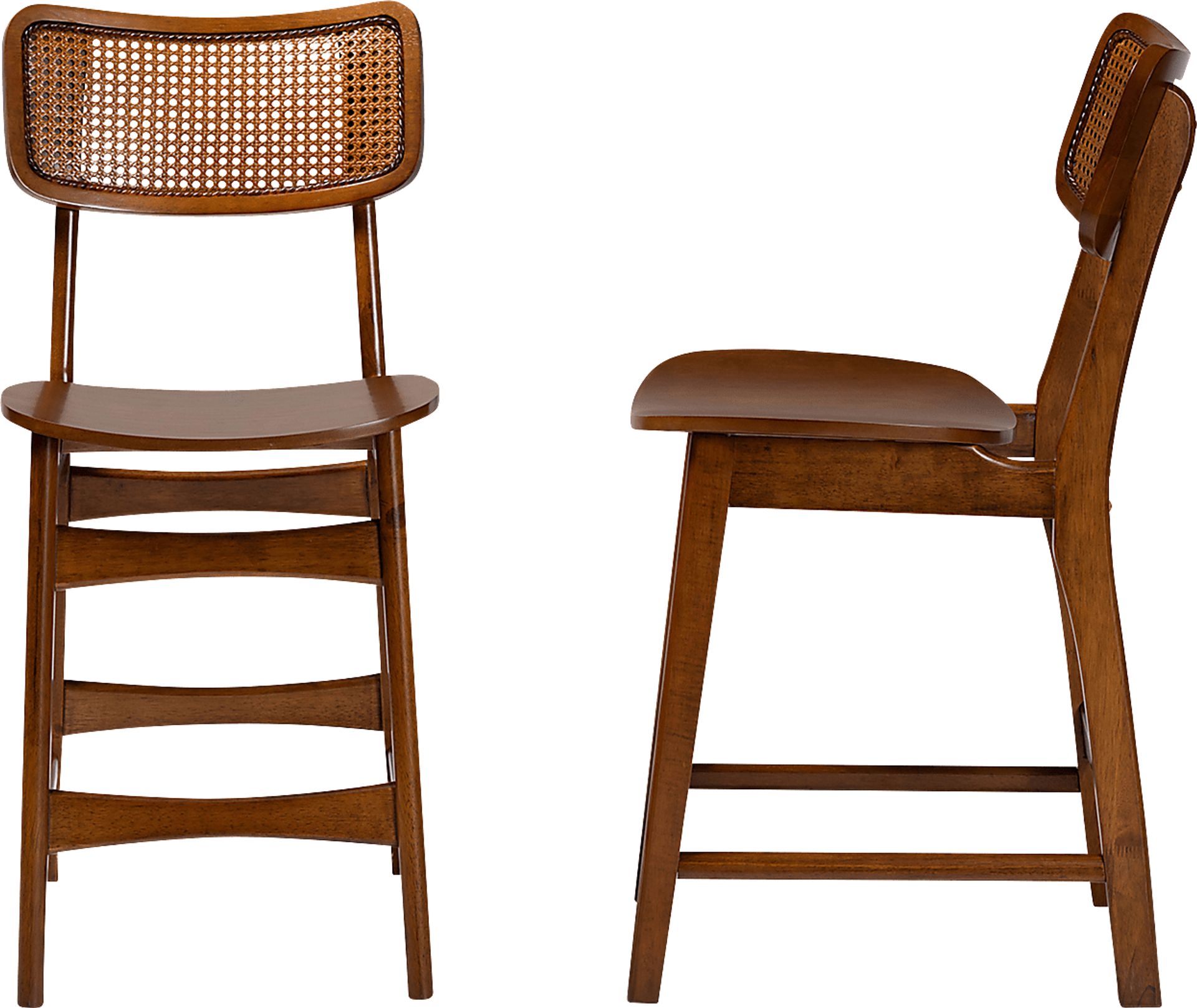 Bolgiano Walnut Brown Counter Stool, Set of 2 - Image 4