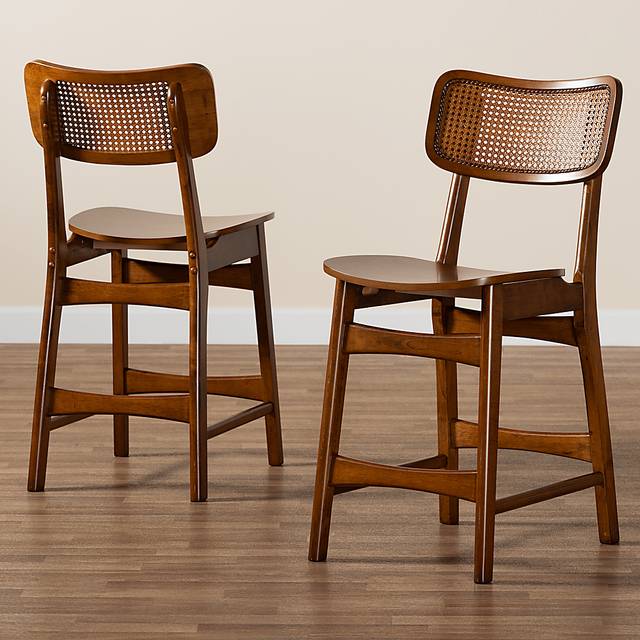 Bolgiano Walnut Brown Counter Stool, Set of 2 - Thumbnail - Image 7