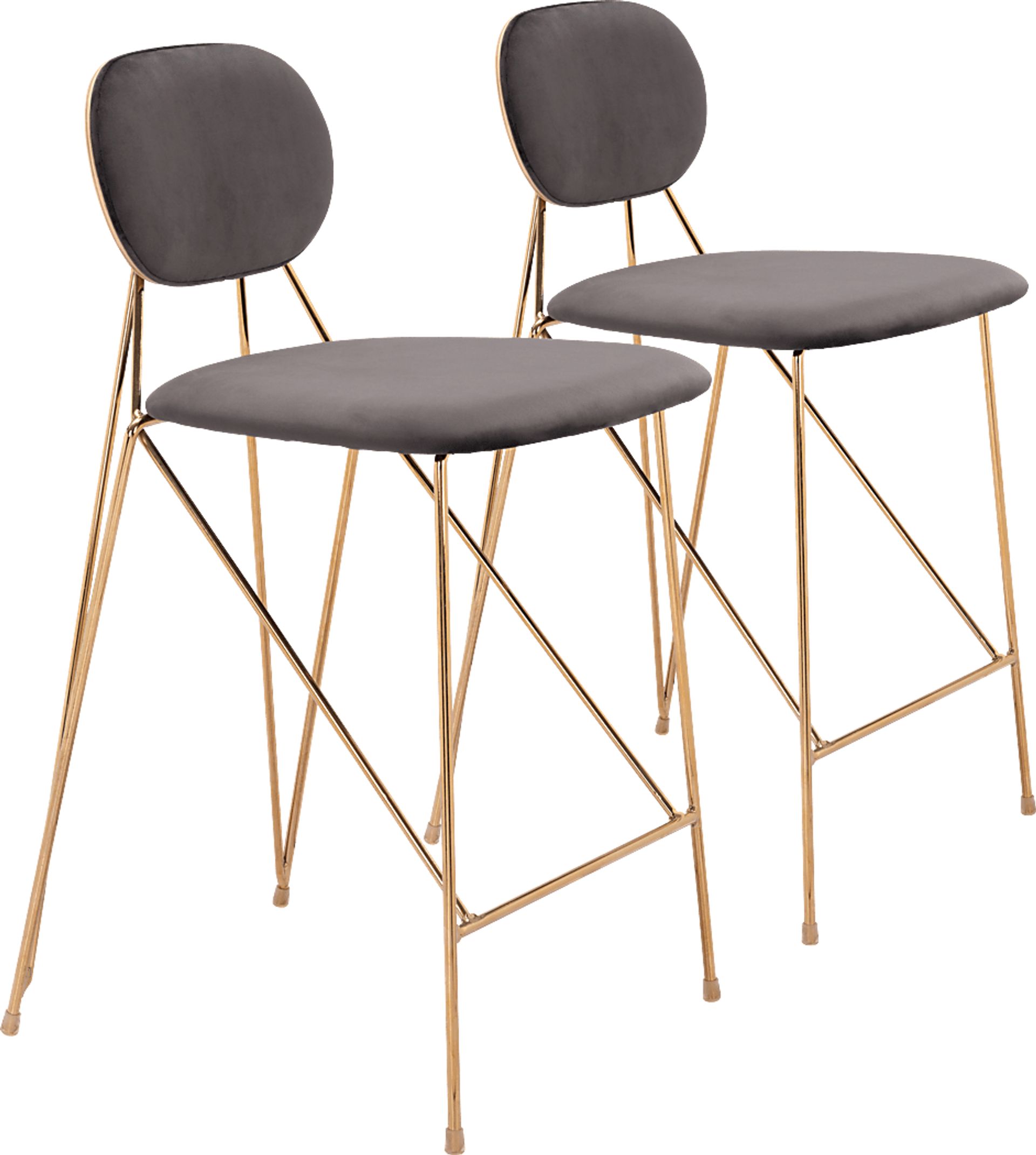 Bolivar Gray Counter Height Stool, Set of 2 - Image 1