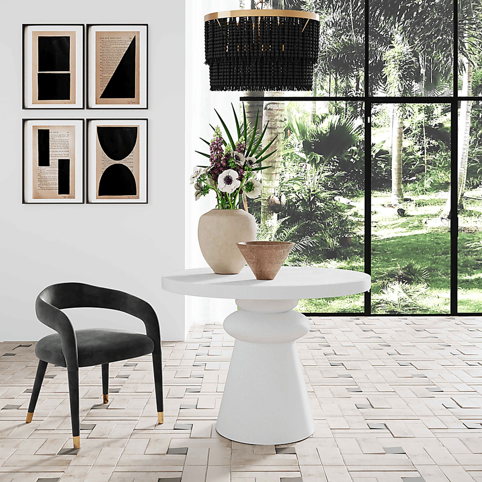 Bolleana White Dining Table - Image 2